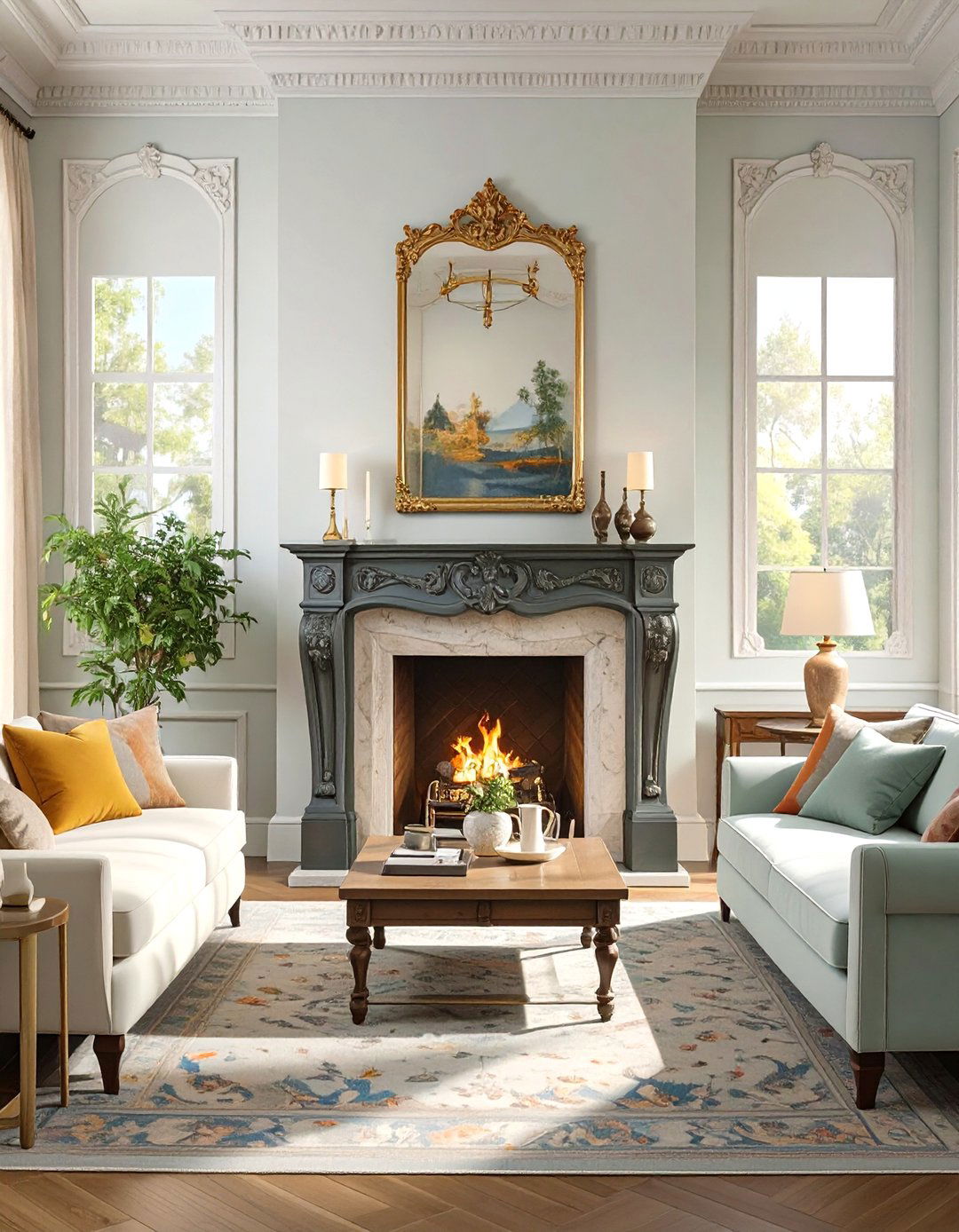 An Eclectic Space with Architectural Salvage - 30 modern eclectic interior design ideas