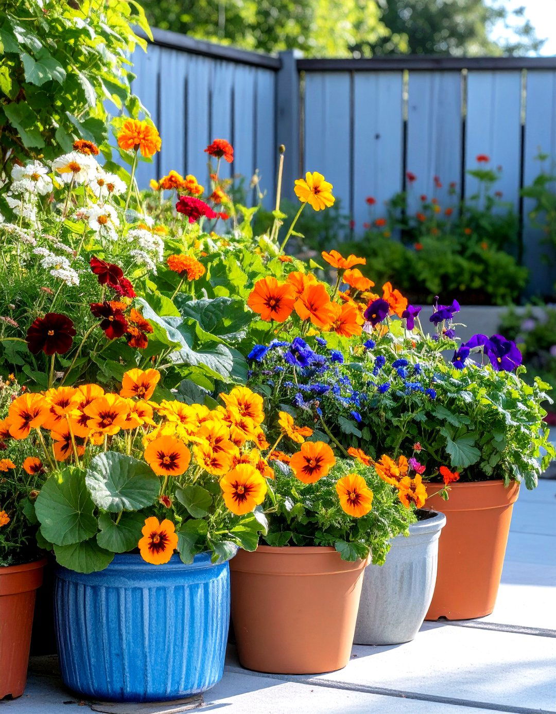 An Edible Flower Garden Corner - 30 corner garden ideas