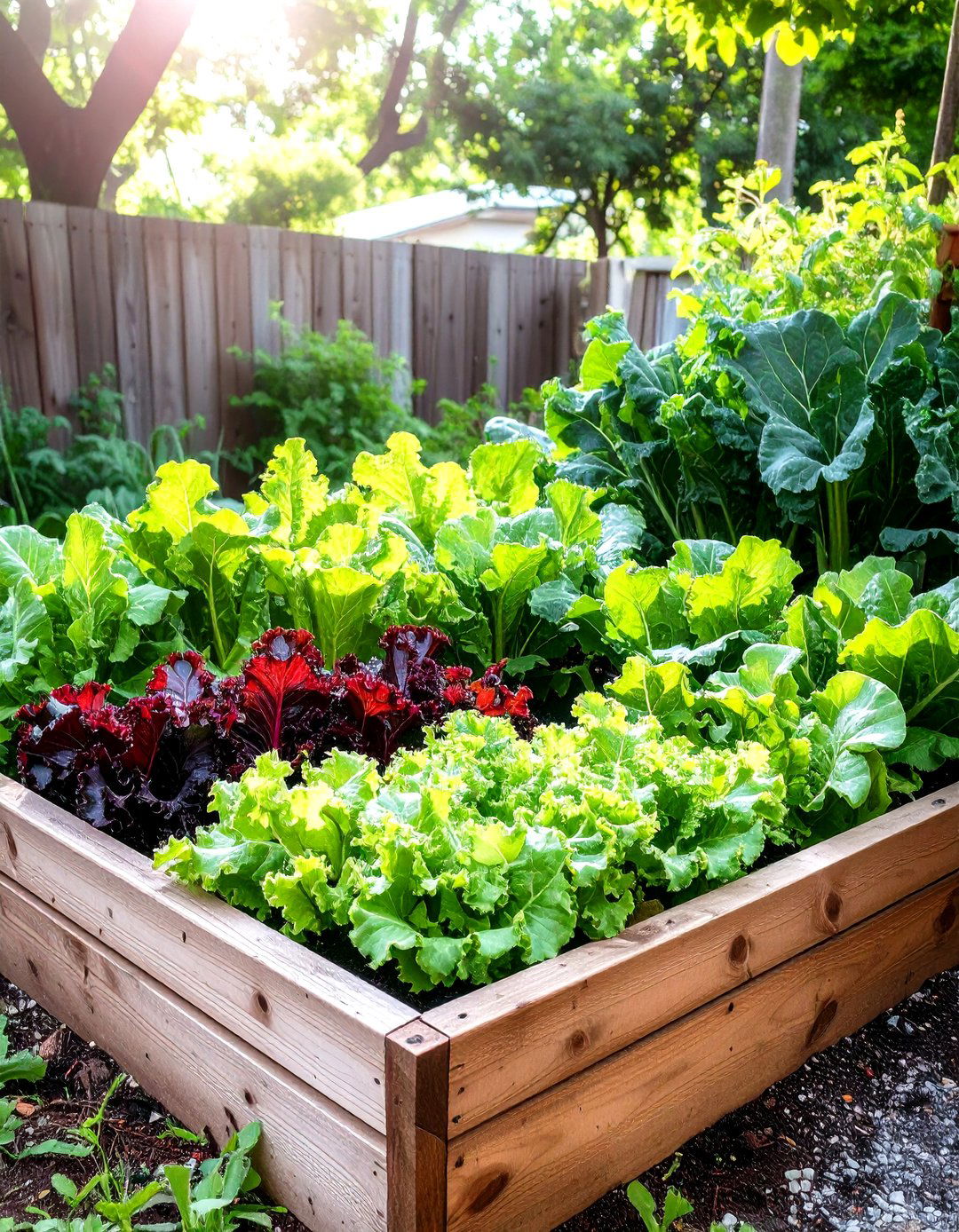 An Edible Garden Patch in a Shady Corner - 30 shady garden corner ideas