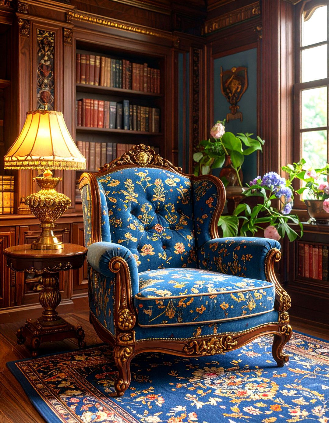 An Egyptian Revival Reading Nook - 30 1920s interior design ideas