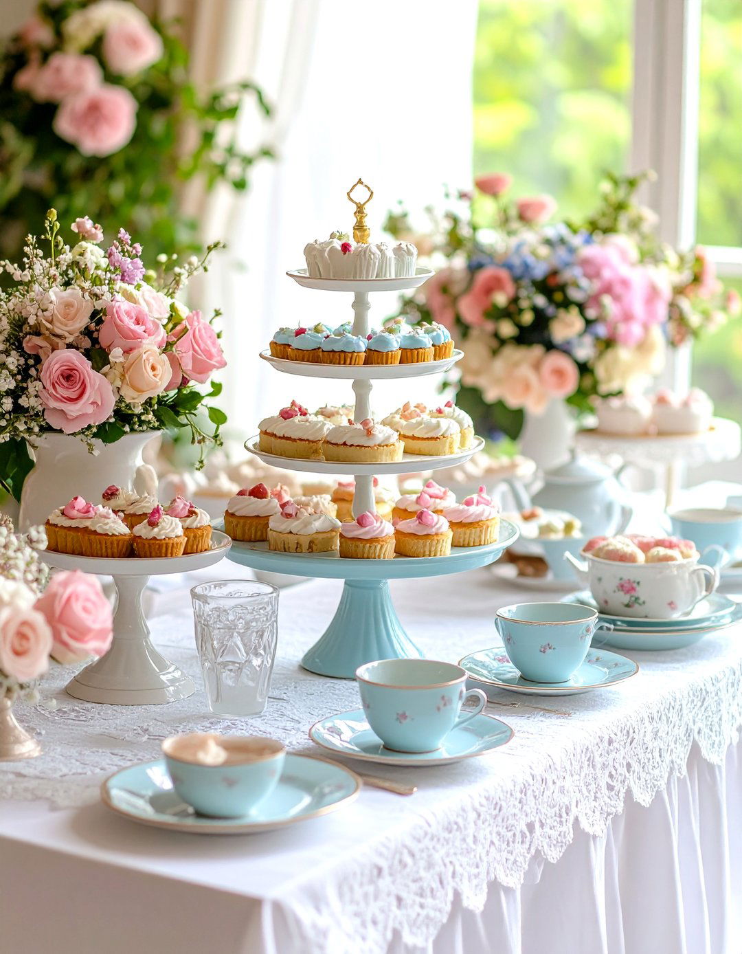 An Elegant Tea Party Baby Shower - 30 baby shower ideas