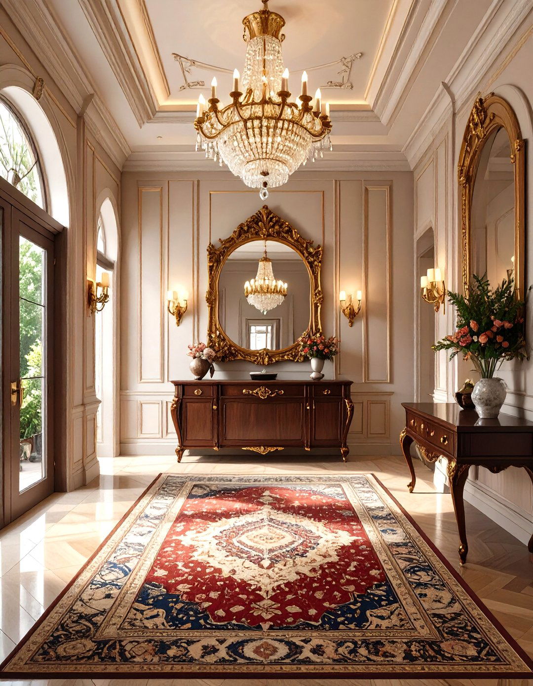 An Elegant Traditional Entryway - 30 how to design a stylish entryway ideas