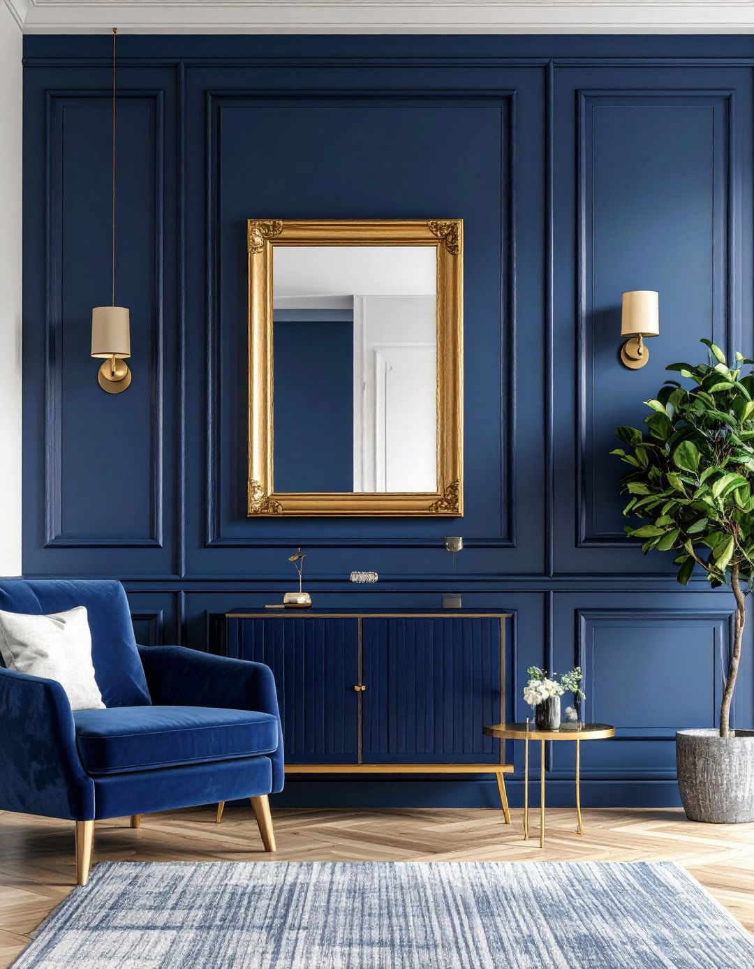 An Elegant Wall Paneling Design - 30 large wall decor ideas