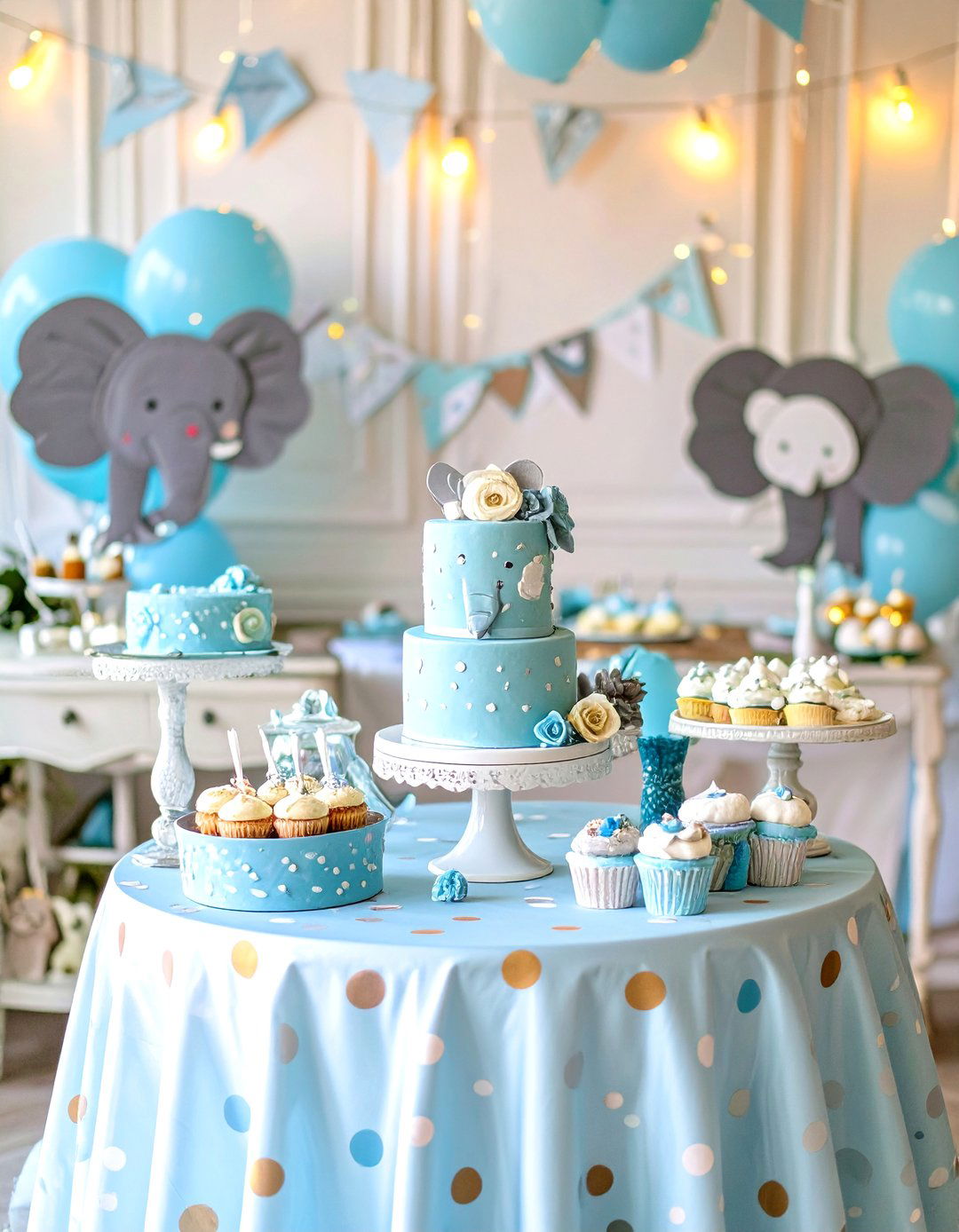 An Elephant Themed Baby Shower - 30 baby boy shower ideas