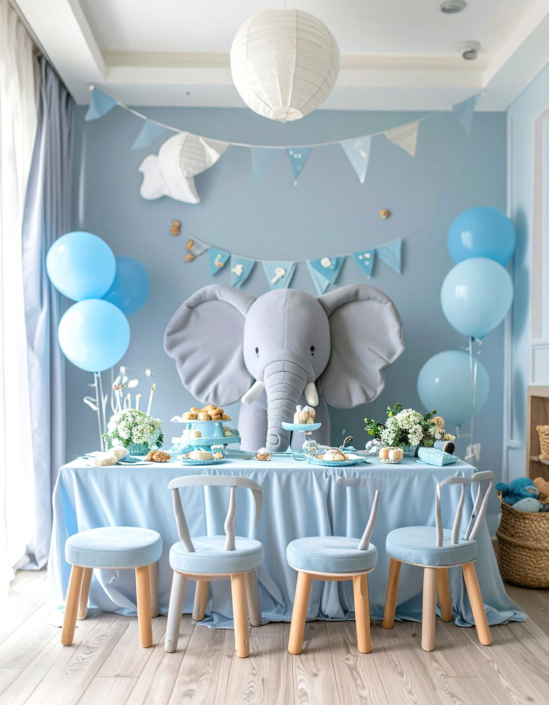 An Elephant Themed Baby Shower - 30 baby boy baby shower ideas