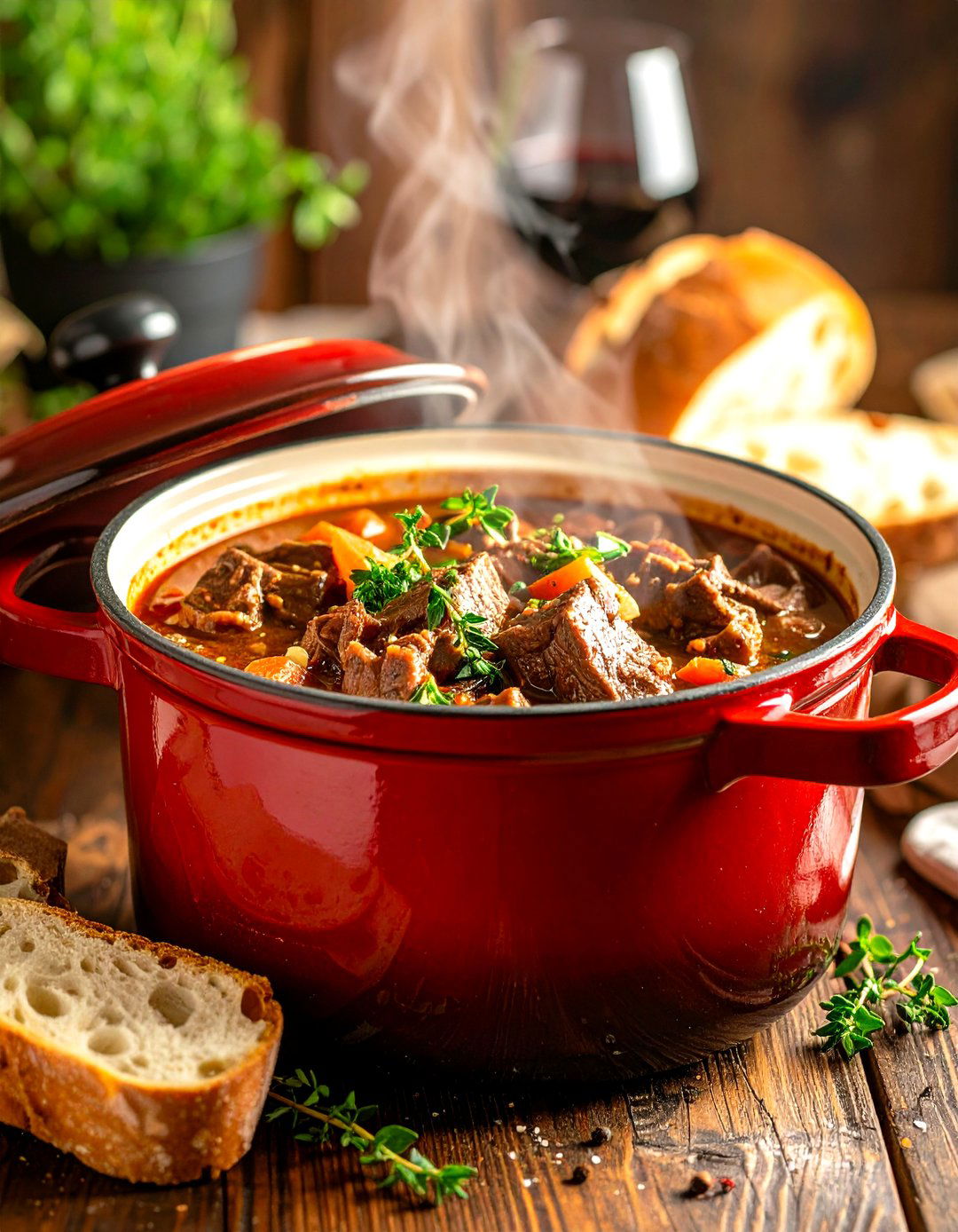 An Enameled Cast Iron Dutch Oven - 30 kitchen gift ideas