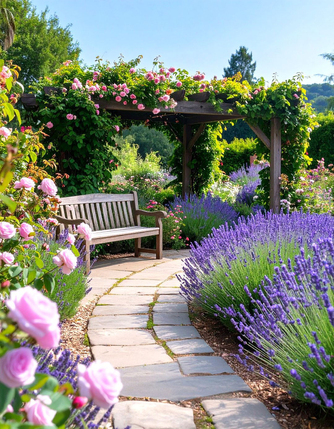 An English Cottage Garden - 30 outdoor  decorating ideas