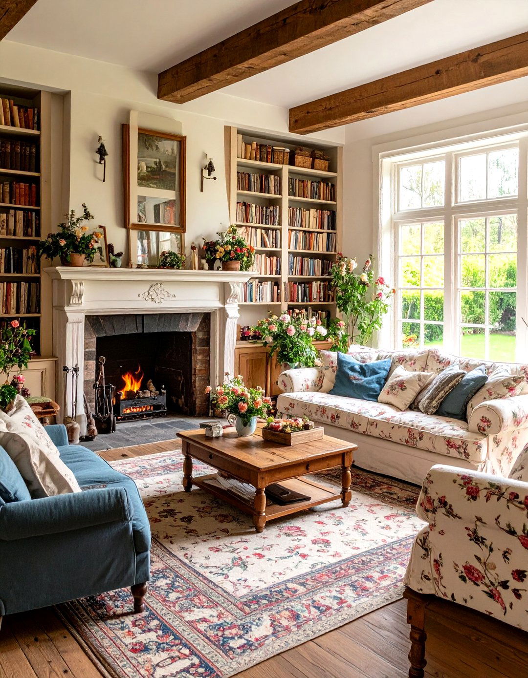 An English Cottage Living Room - 30 design my living room ideas
