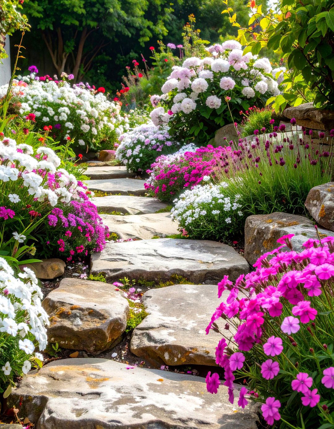 An English Cottage Rock Garden - 30 low maintenance small rock garden ideas