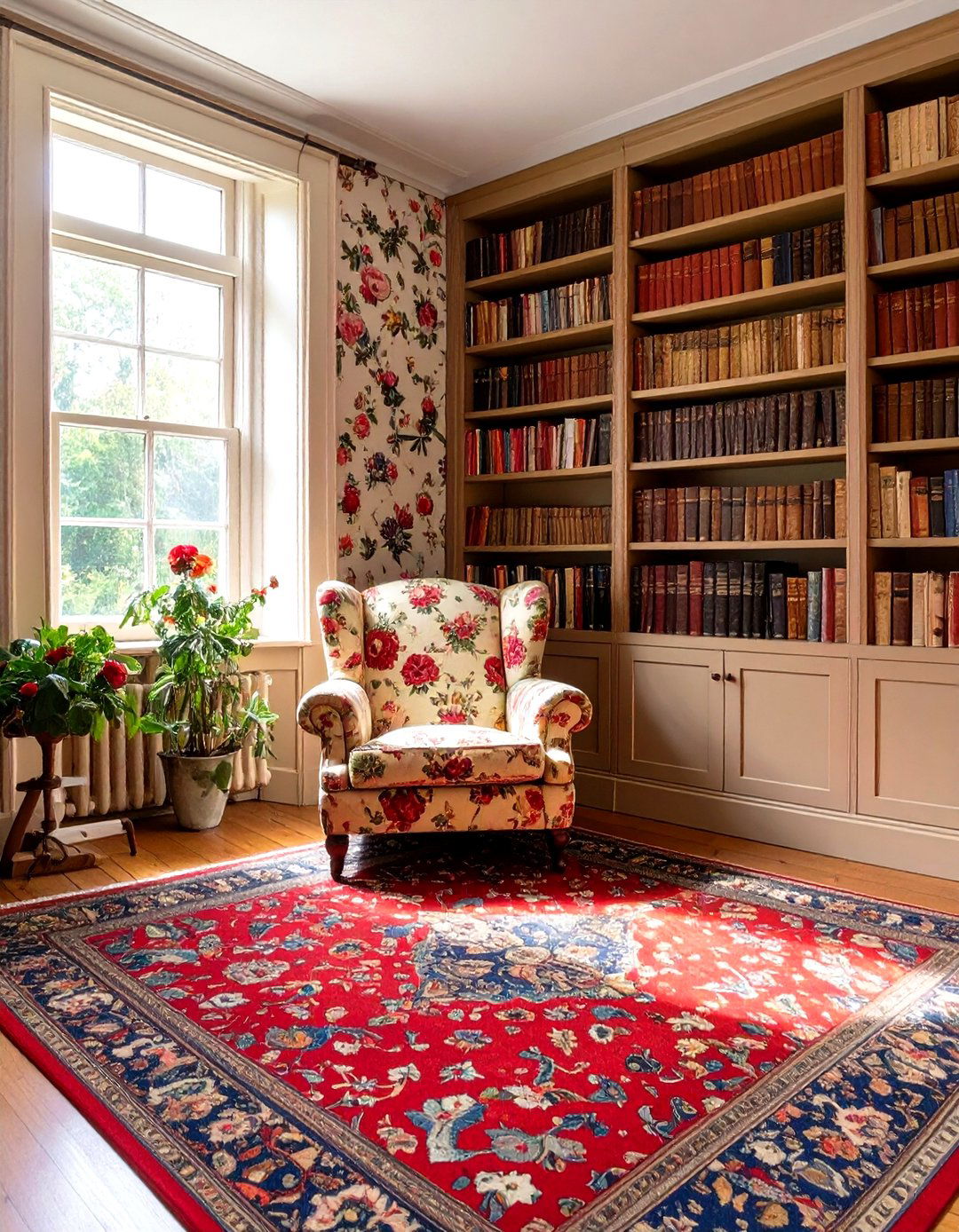 An English Country House Library - 30 maximalism interior design ideas