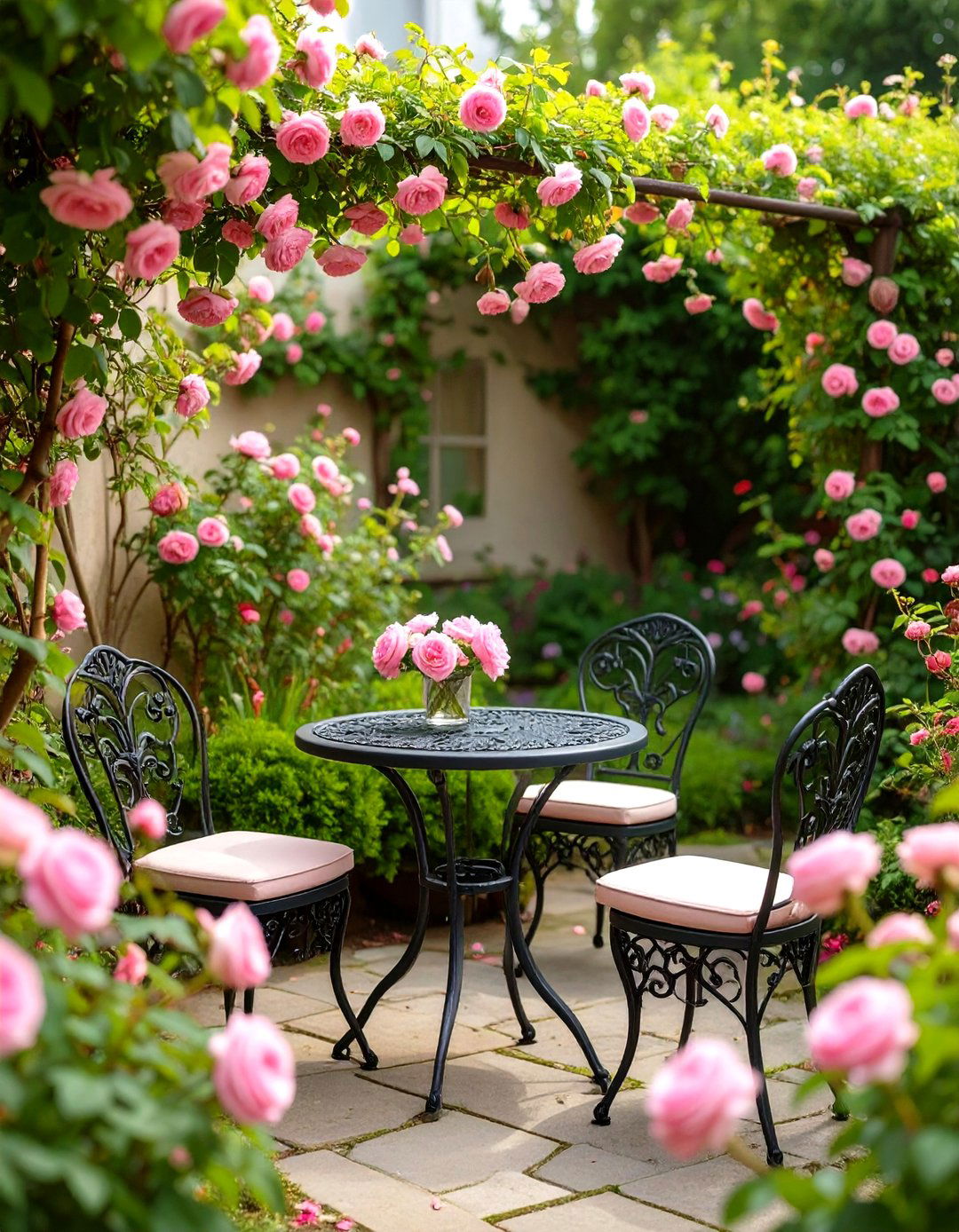 An English Tea Garden Landscape Design - 30 free landscape design ideas