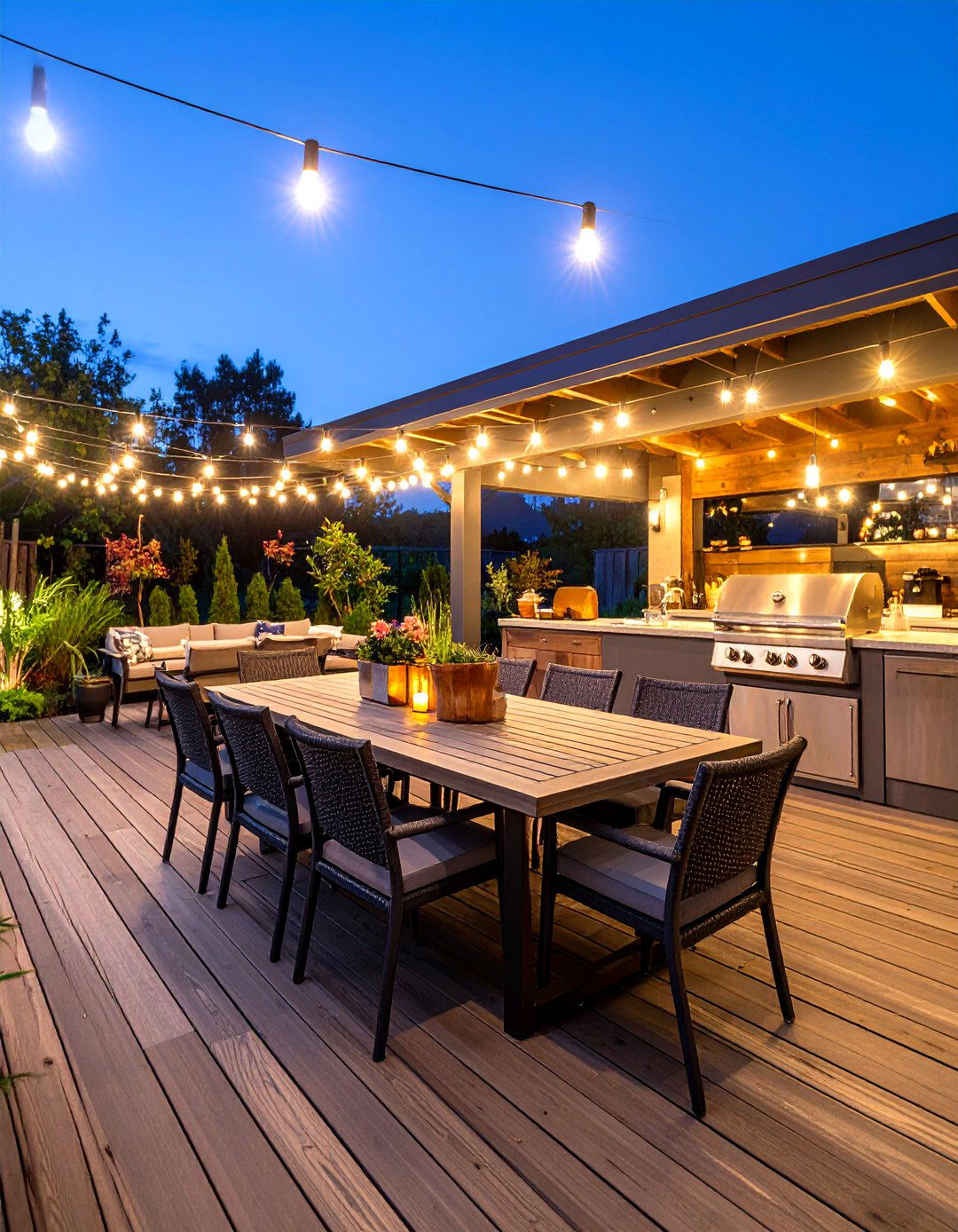 An Entertainers Dream Deck - 30 backyard deck designs