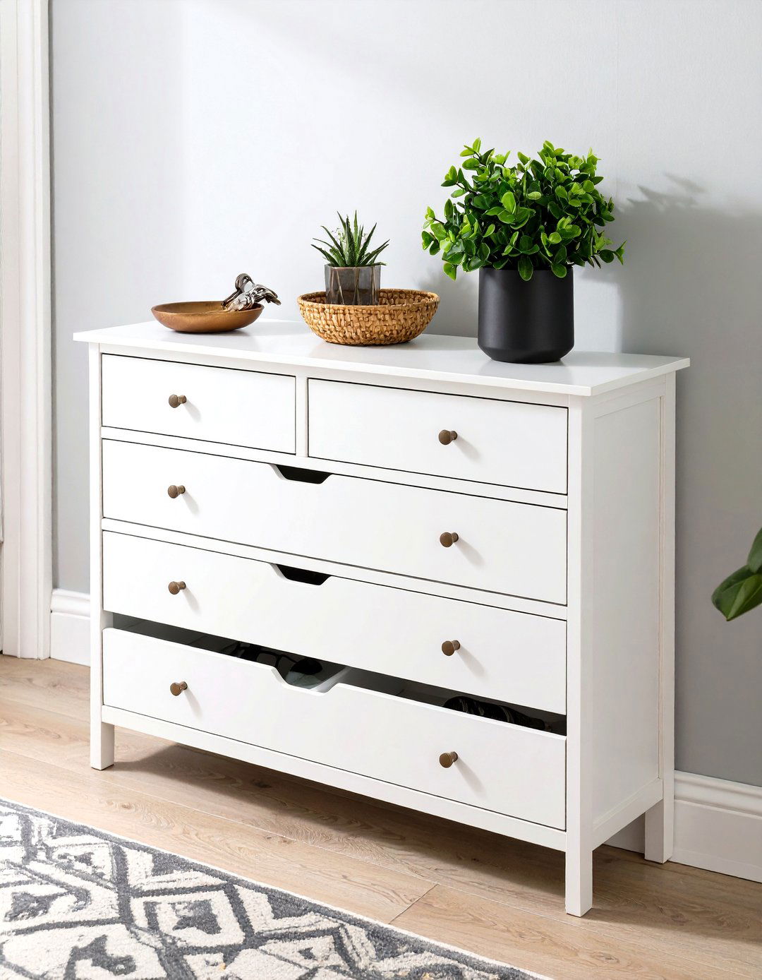 An Entryway Shoe Cabinet with a Slim Profile - 30 sourcednextdoor interior design ideas