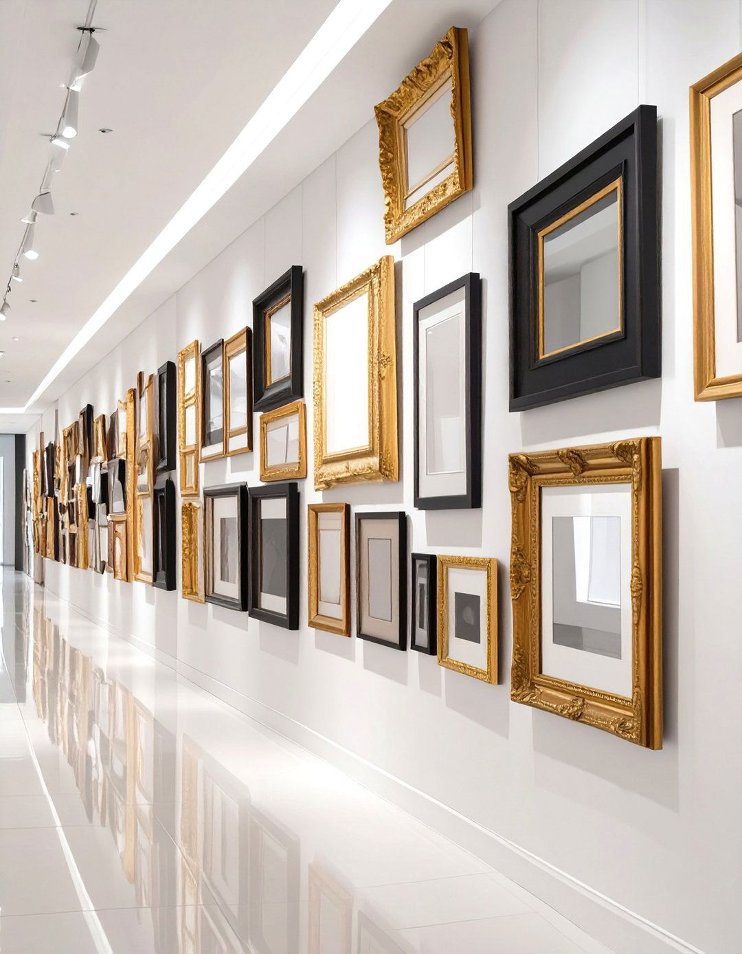 An Expansive Gallery Wall - 30 what is maximalist interior design ideas