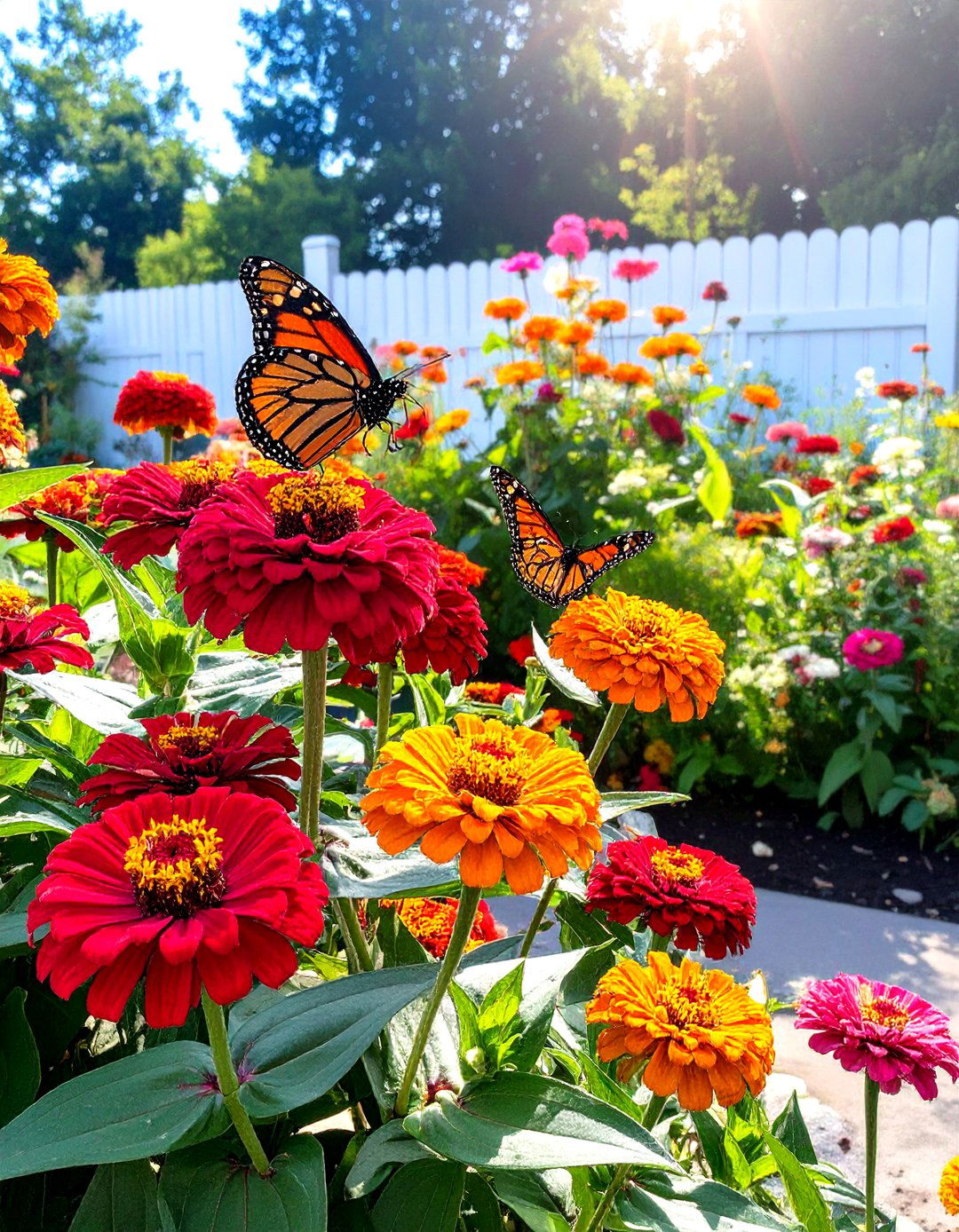 An Heirloom Zinnia Patch - 30 zinnia garden ideas
