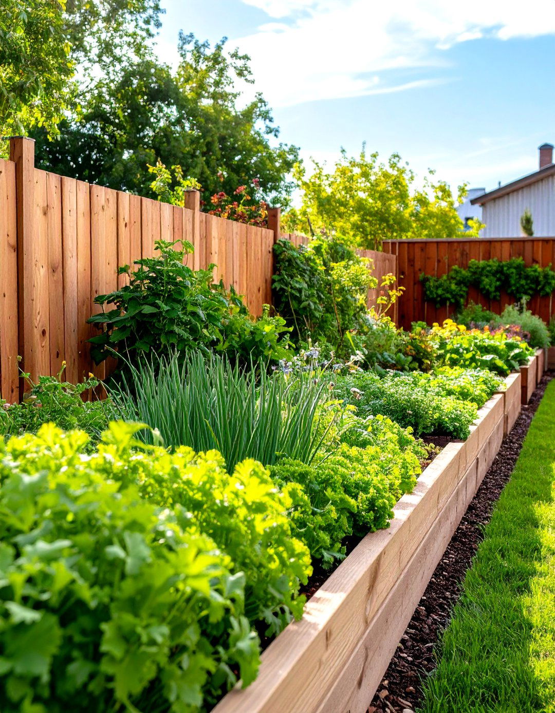 An Herb Garden Living Border - 30 garden border ideas
