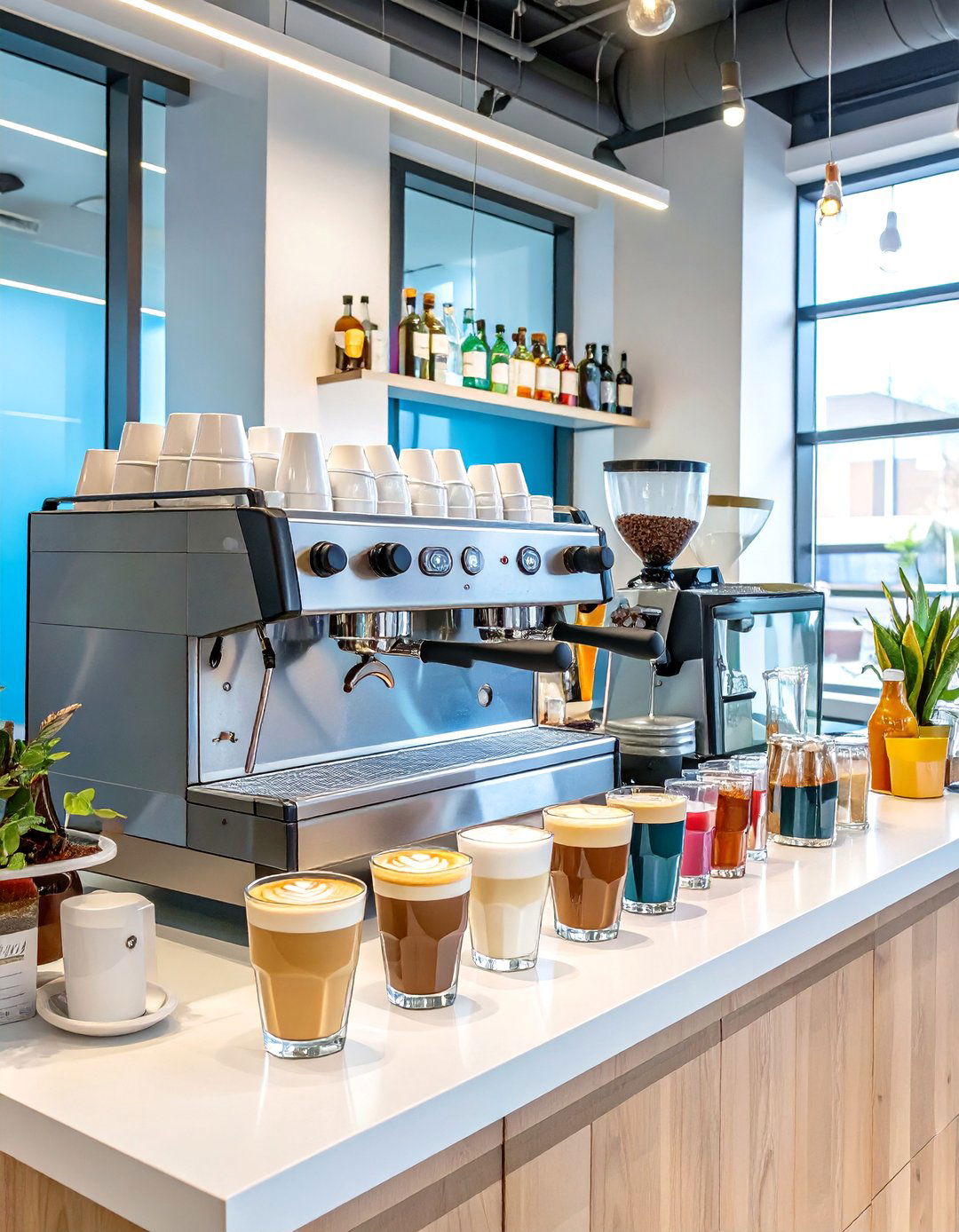 An In Office Coffee Bar Experience - 30 office birthday ideas