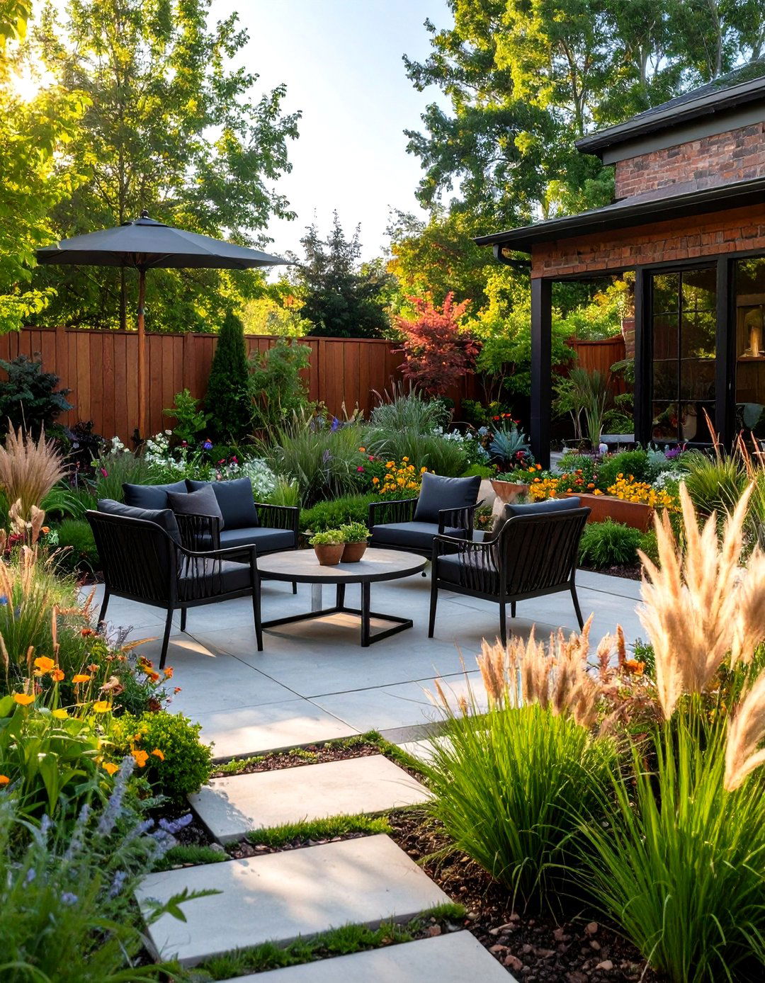 An Industrial Chic Garden - 30 garden decor ideas