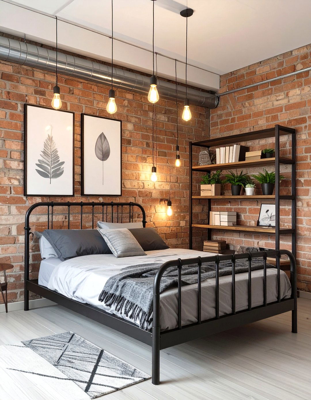An Industrial Loft Bedroom - 30 girl bedroom ideas