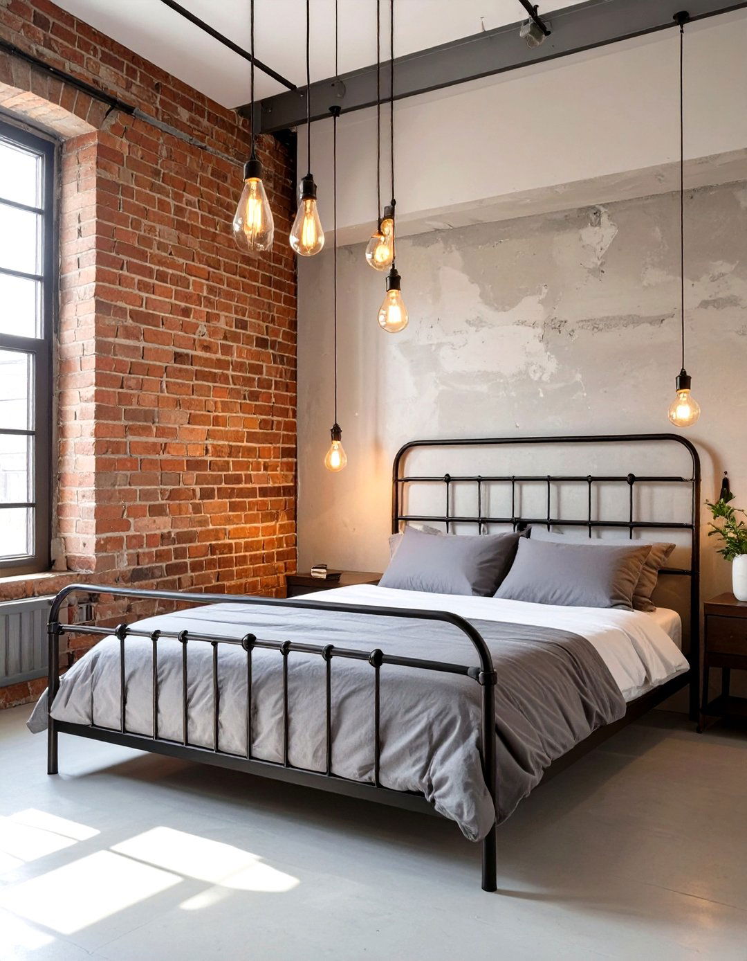 An Industrial Loft Bedroom - 30 cozy bedroom ideas