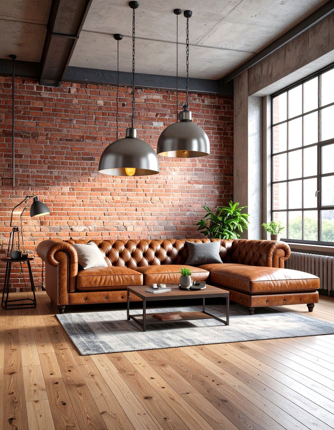 An Industrial Loft Family Room - 30 family room decor ideas