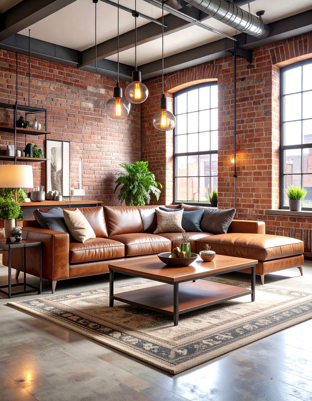 An Industrial Loft Living Room - 30 living room set up ideas