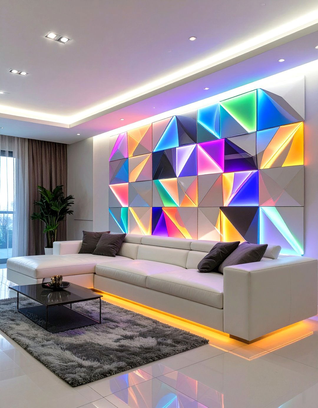 30 Modern Large Wall Decor Ideas for Living Room Spaces - We Love Home Blog