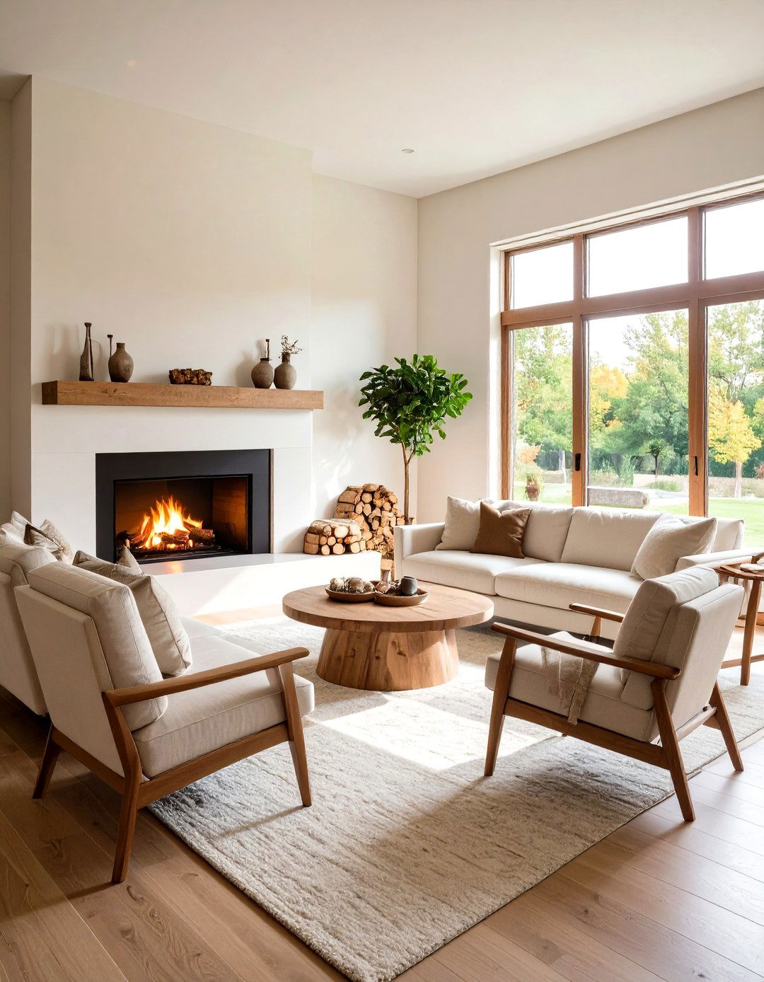 An L Shaped Layout with a Fireplace Focus - 30 l shaped living room ideas