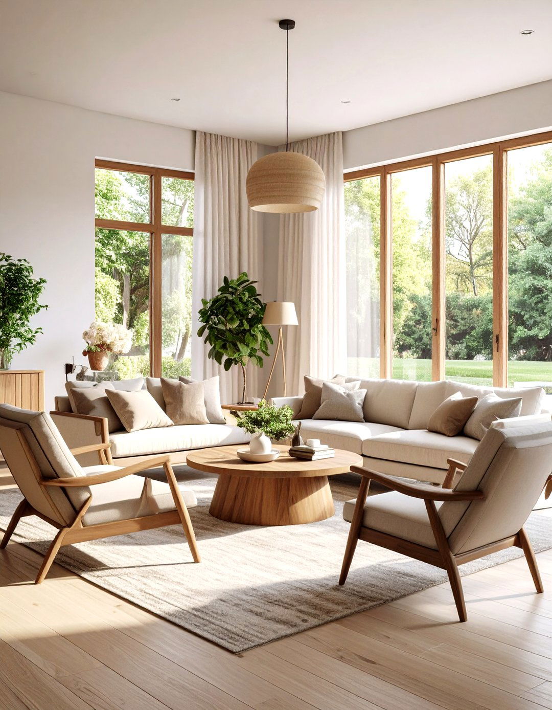 An Open Concept Transitional Family Room - 30 family room decor ideas