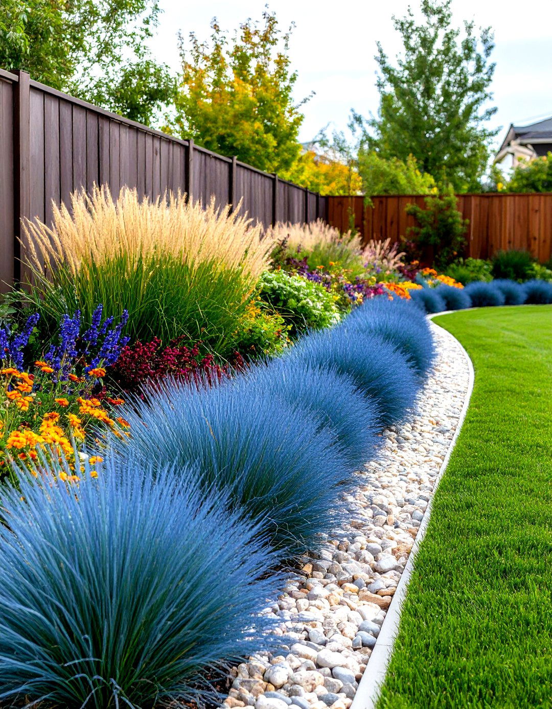 An Ornamental Grass Garden Border - 30 garden border ideas