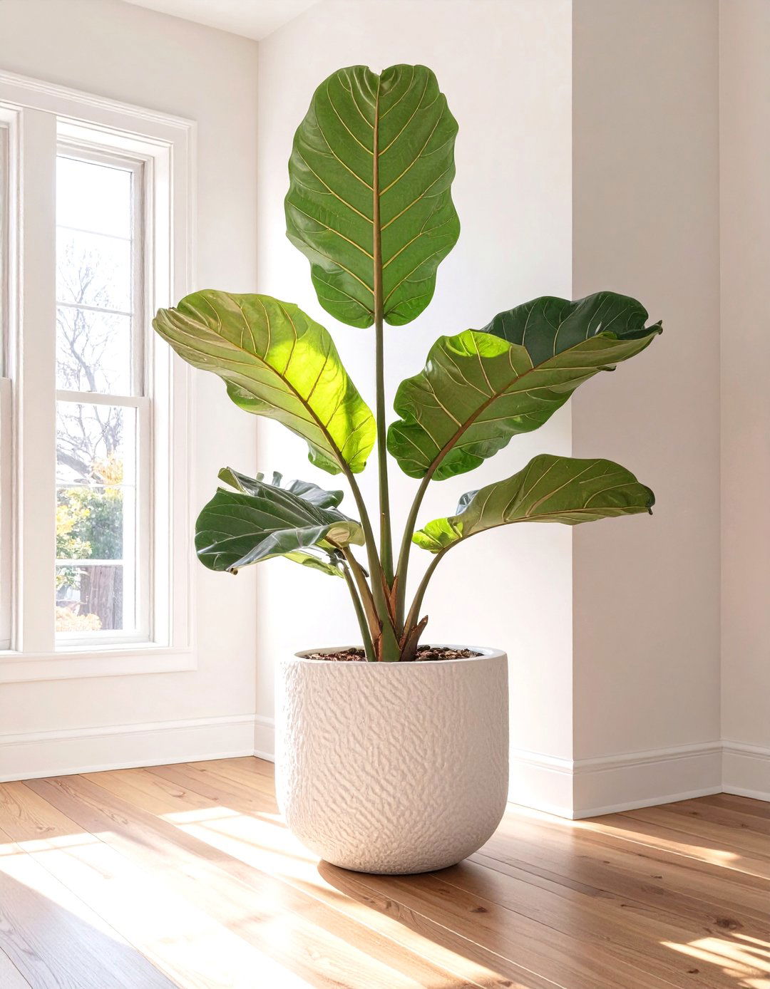 An Oversized Fiddle Leaf Fig Statement Plant - 30 sourcednextdoor interior design ideas