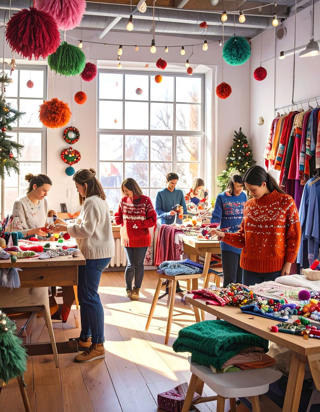 An Ugly Sweater Decorating Party - 30 office holiday party ideas