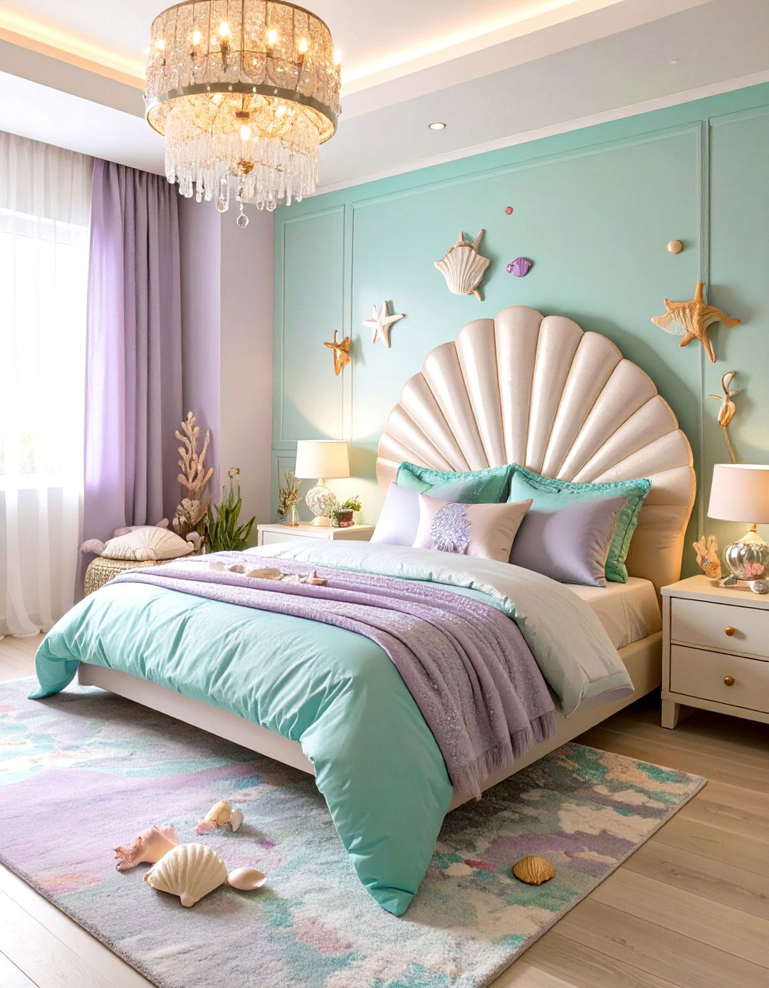 An Under the Sea Mermaid Grotto Room - 30 girl room decor ideas