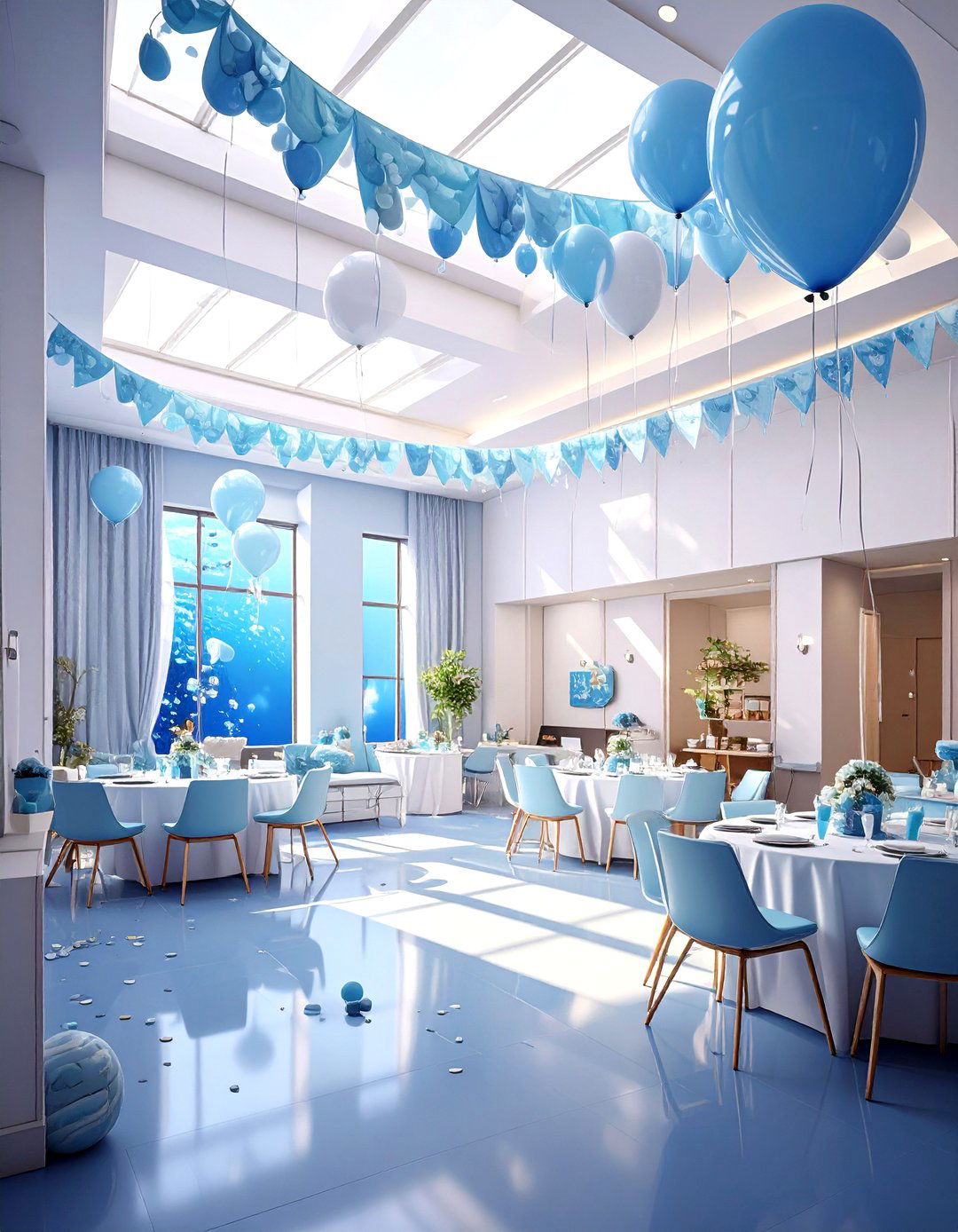 An Under the Sea Ocean Adventure - 30 office baby shower ideas