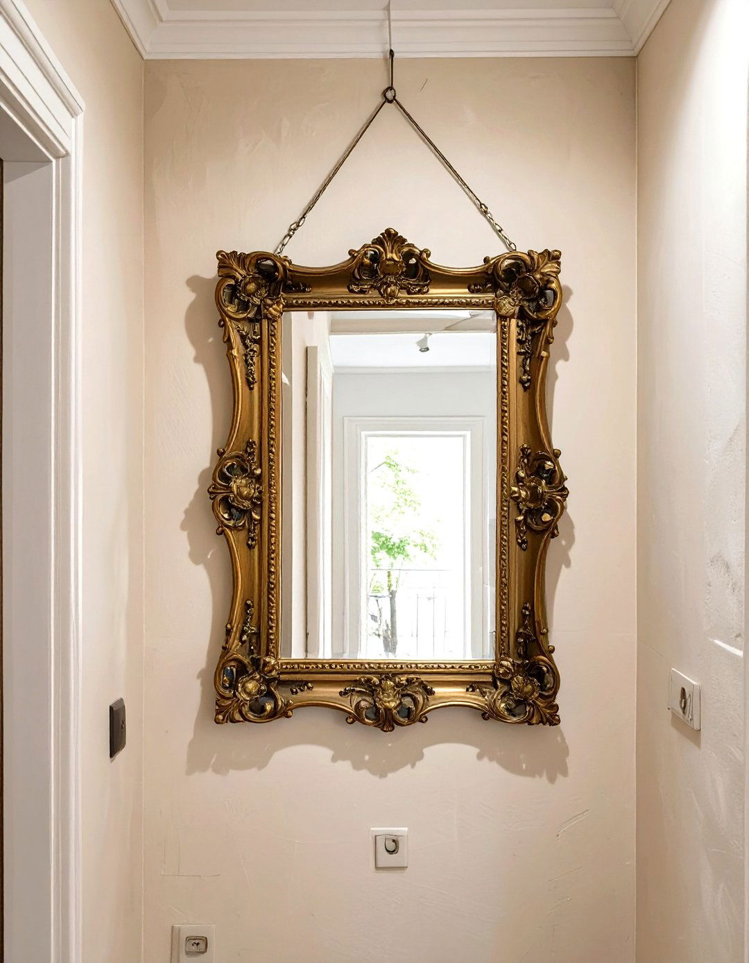 An Upcycled Antique Mirror in the Hallway - 30 sourcednextdoor interior design ideas