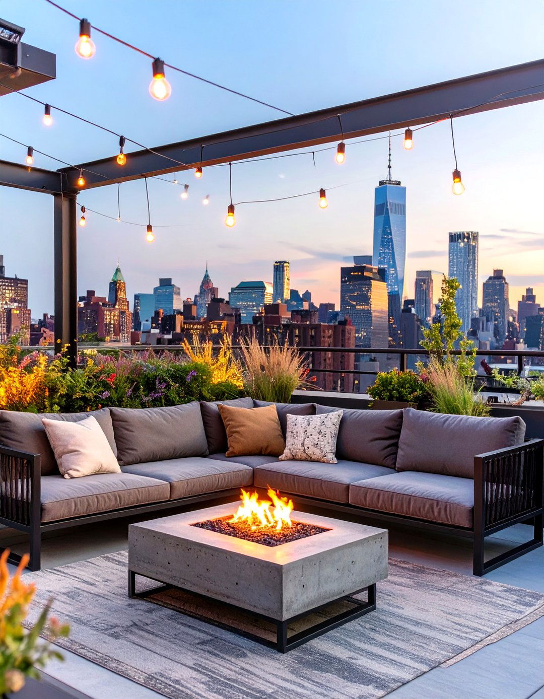 An Urban Industrial Rooftop - 30 outdoor  decoration ideas