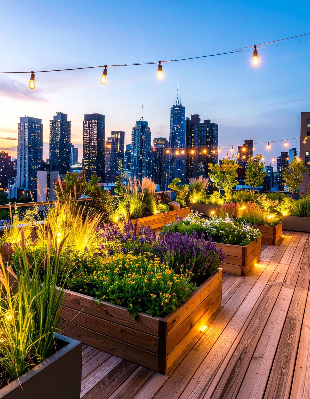 An Urban Rooftop Garden Oasis - 30 backyard garden ideas