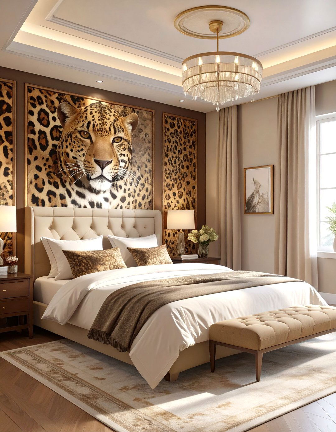 Animal Print Wallpaper - 30 wallpaper ideas for bedroom