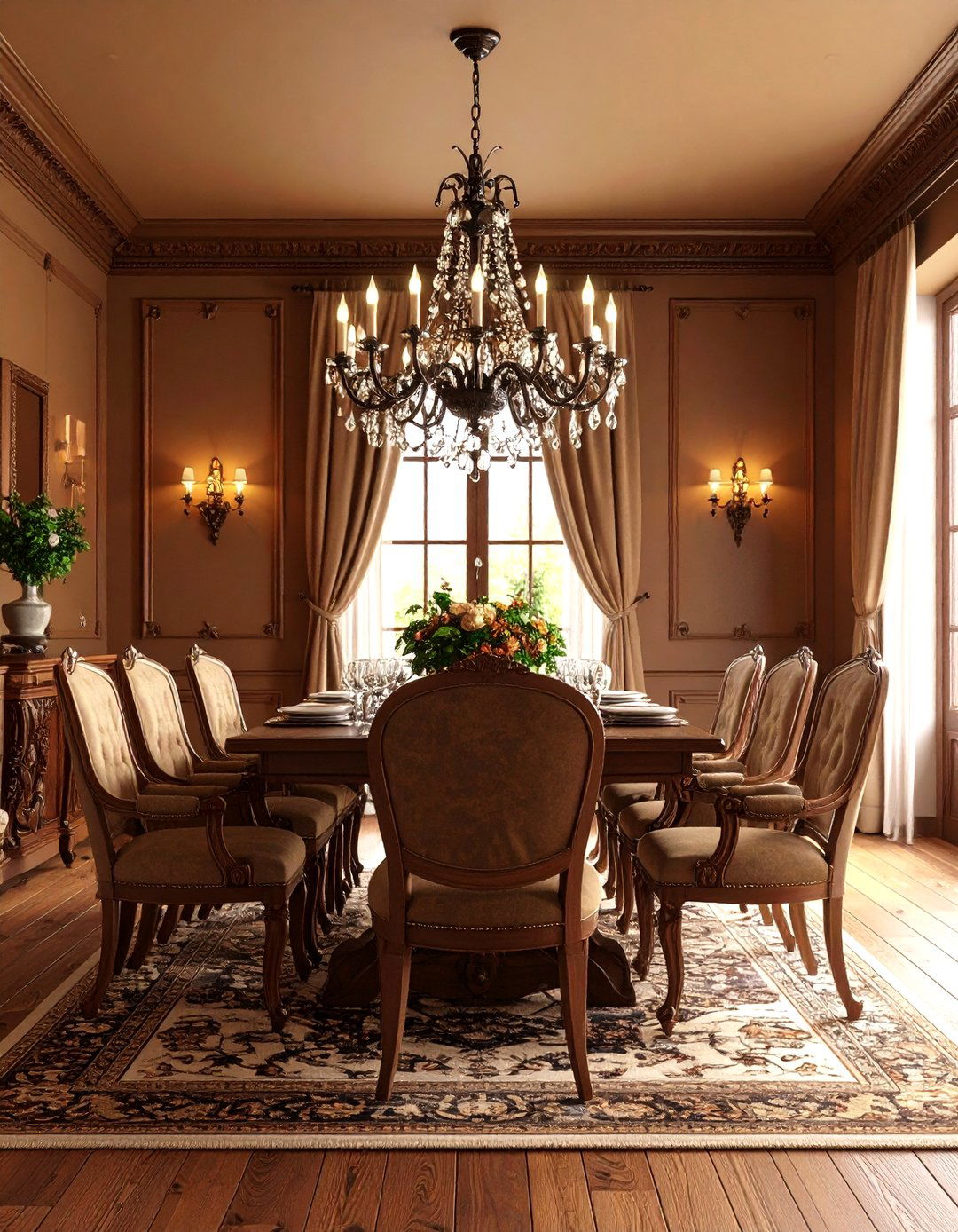 Antiquarian Brown A Rich and Grounded Dining Room - 30 2025 paint color trends sherwin williams