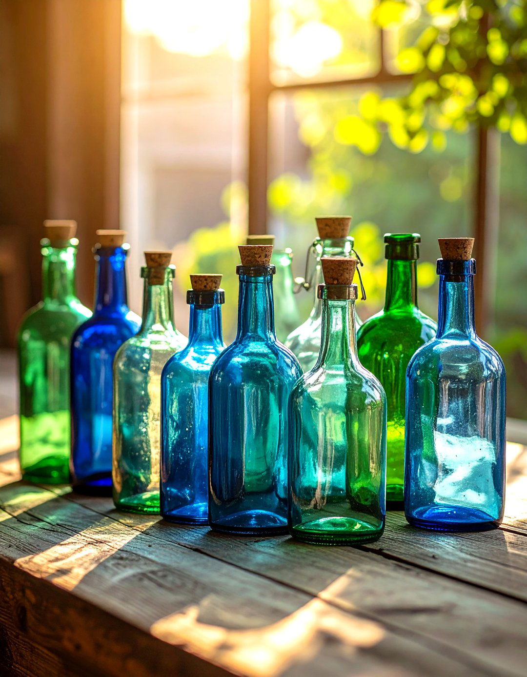 Antique Bottle Collection Kitchen Table - 30 kitchen table decor ideas