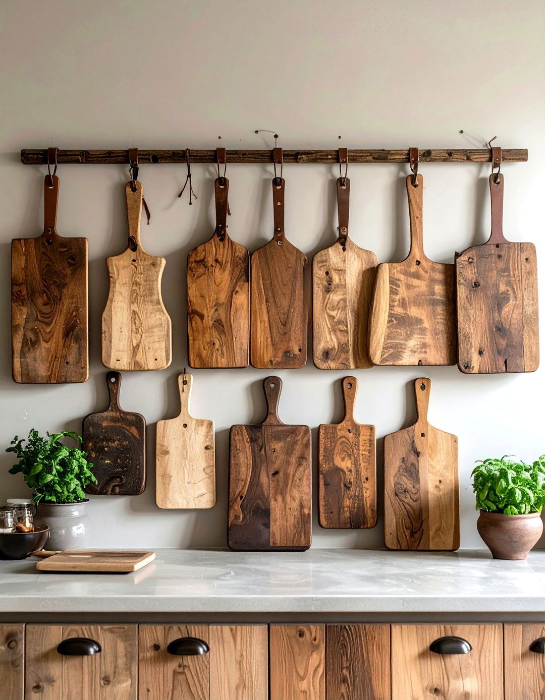 Antique Cutting Board Kitchen Collection - 30 kitchen wall art ideas