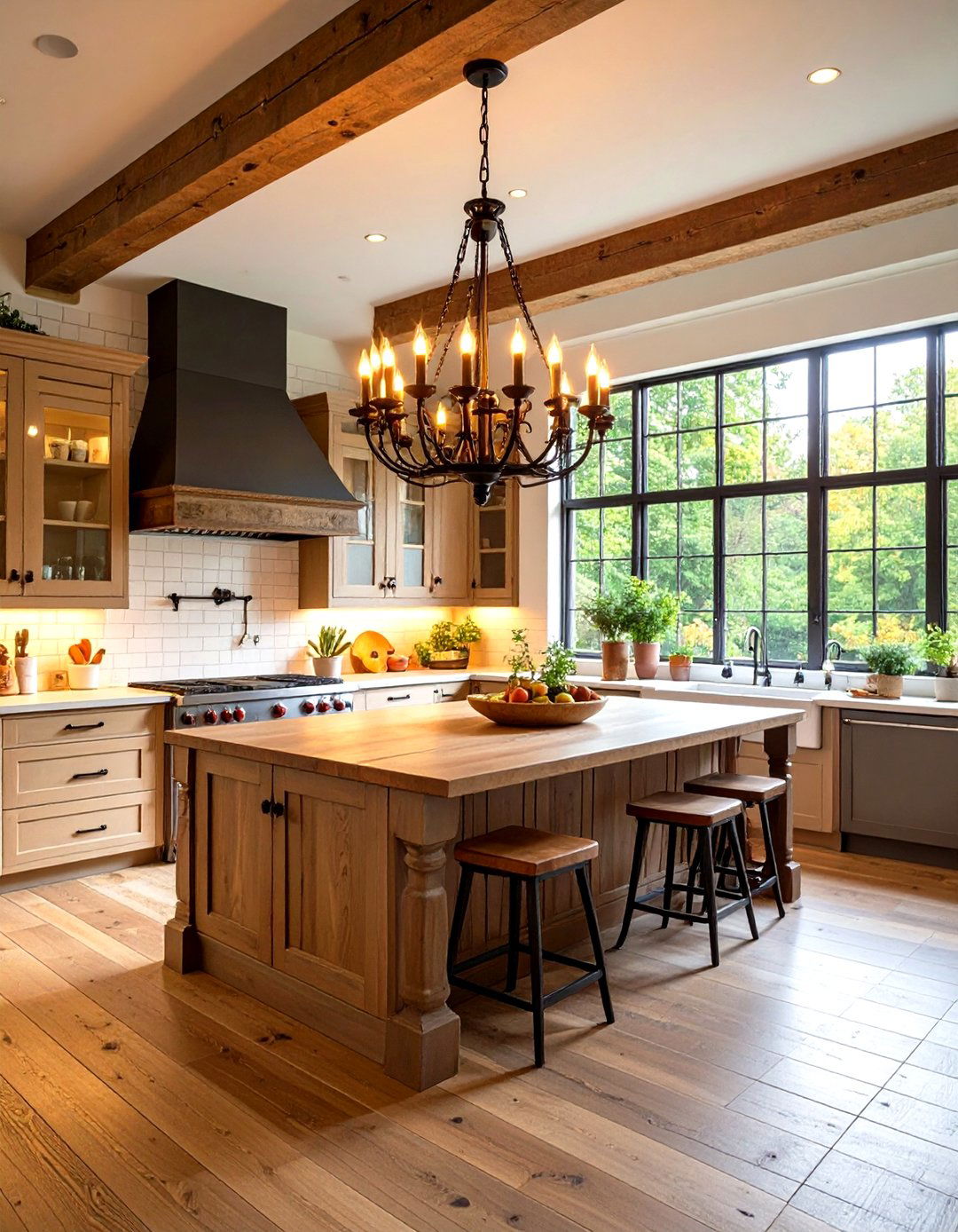 Antique Inspired Lighting Fixtures - 30 rustic kitchen ideas