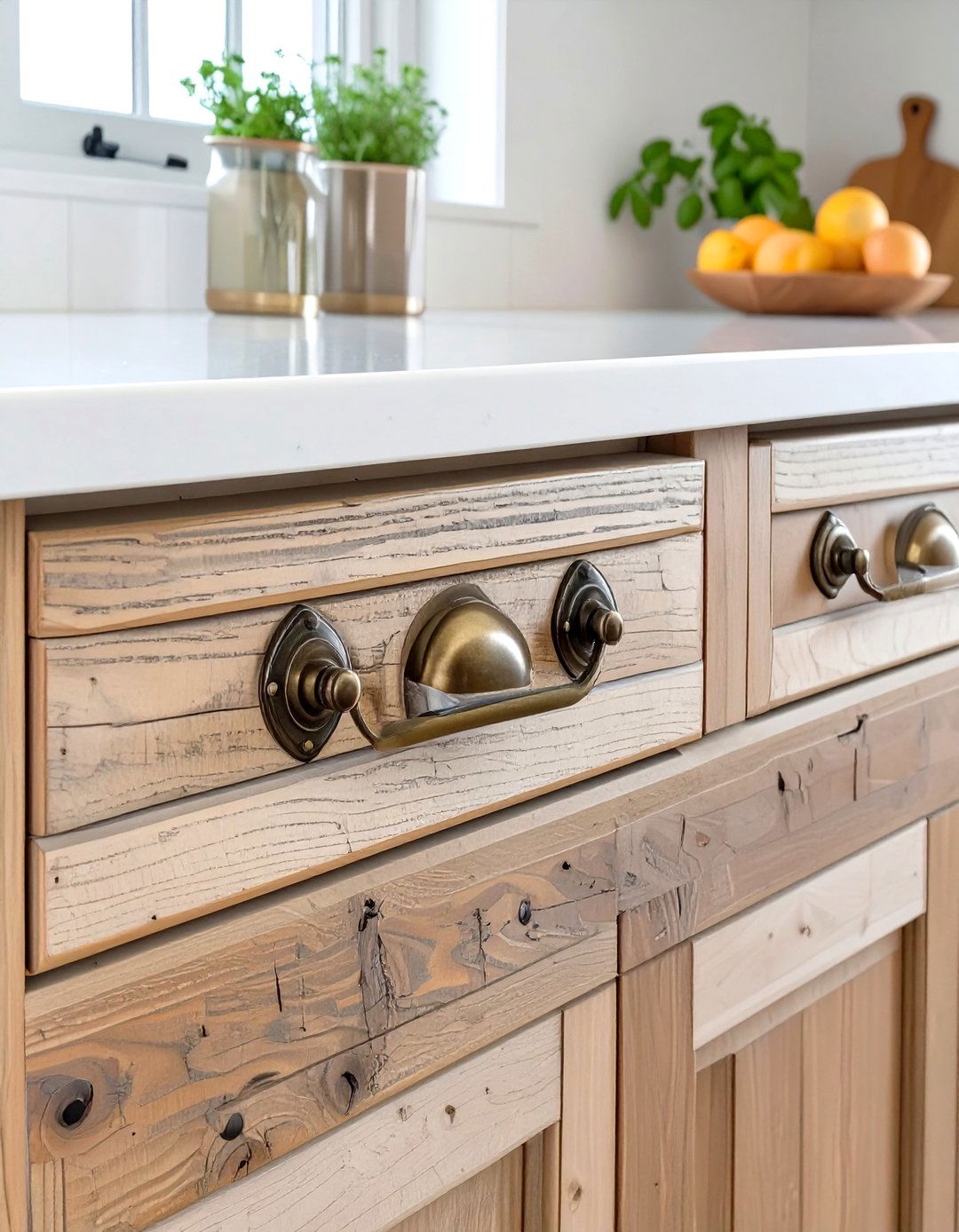 Antique Style Hardware in a Tuscan Kitchen - 30 tuscan kitchen design ideas