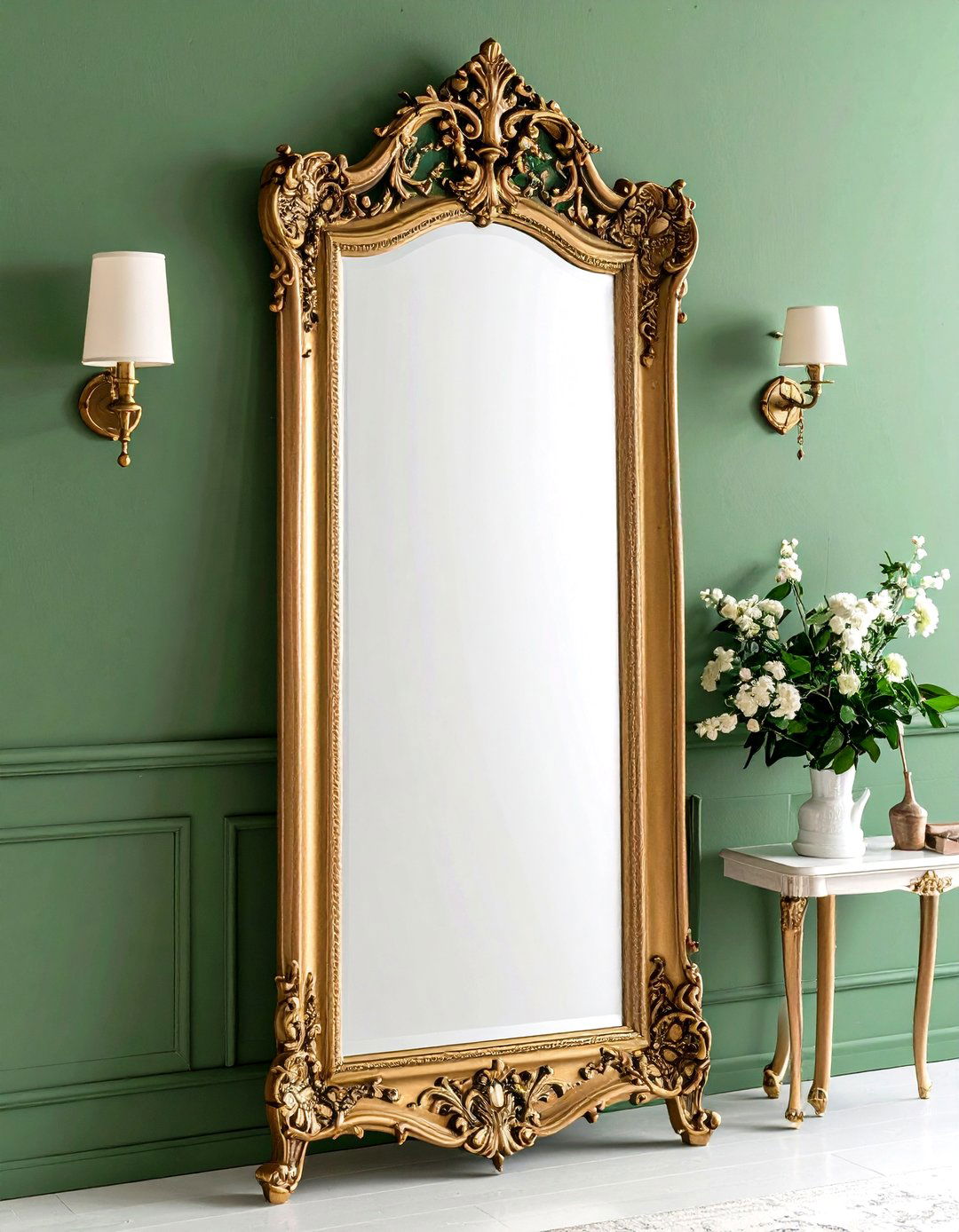 Antique Trumeau Entryway Mirror - 30 entryway mirror ideas