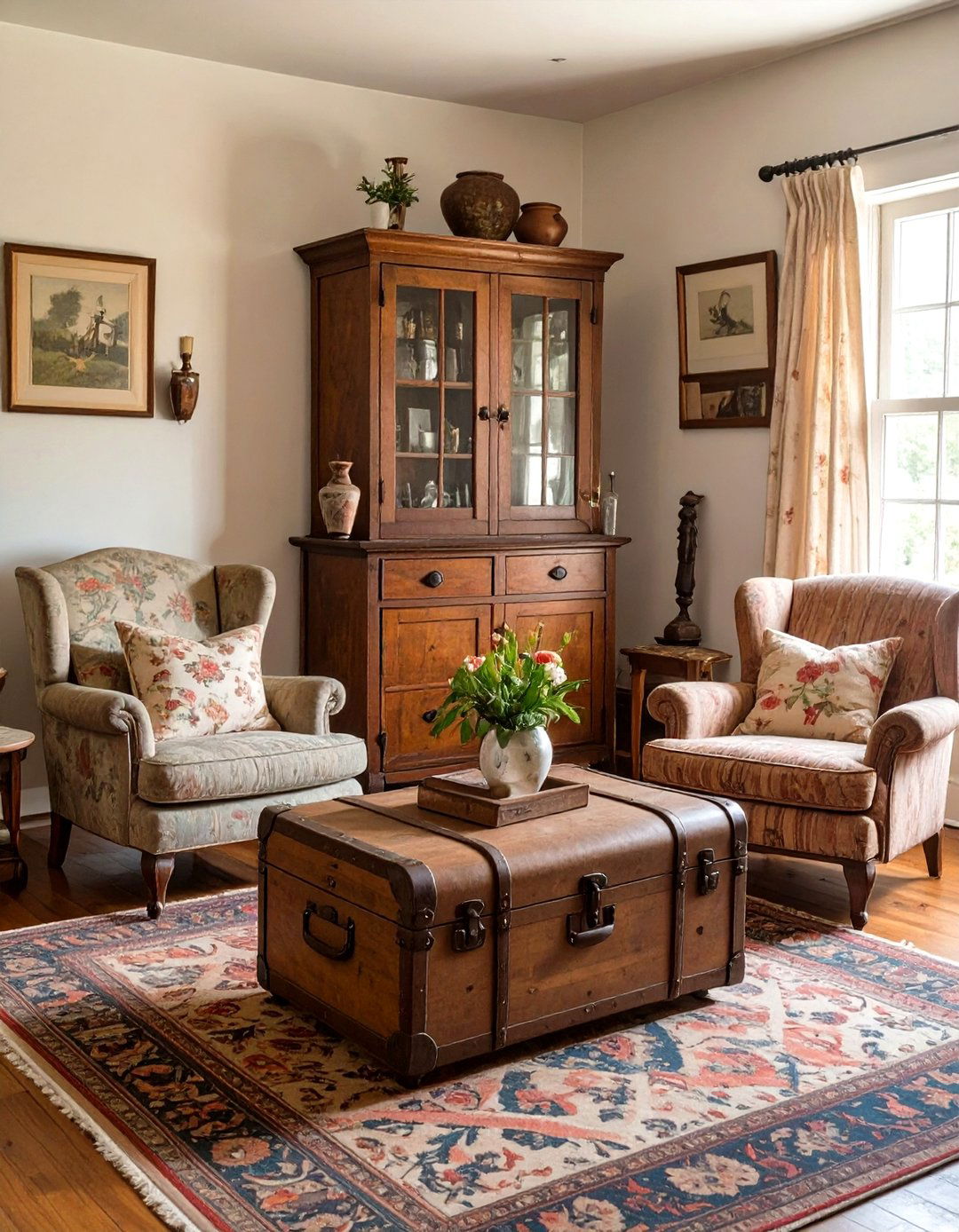 Antique and Vintage Finds - 30 country living room ideas