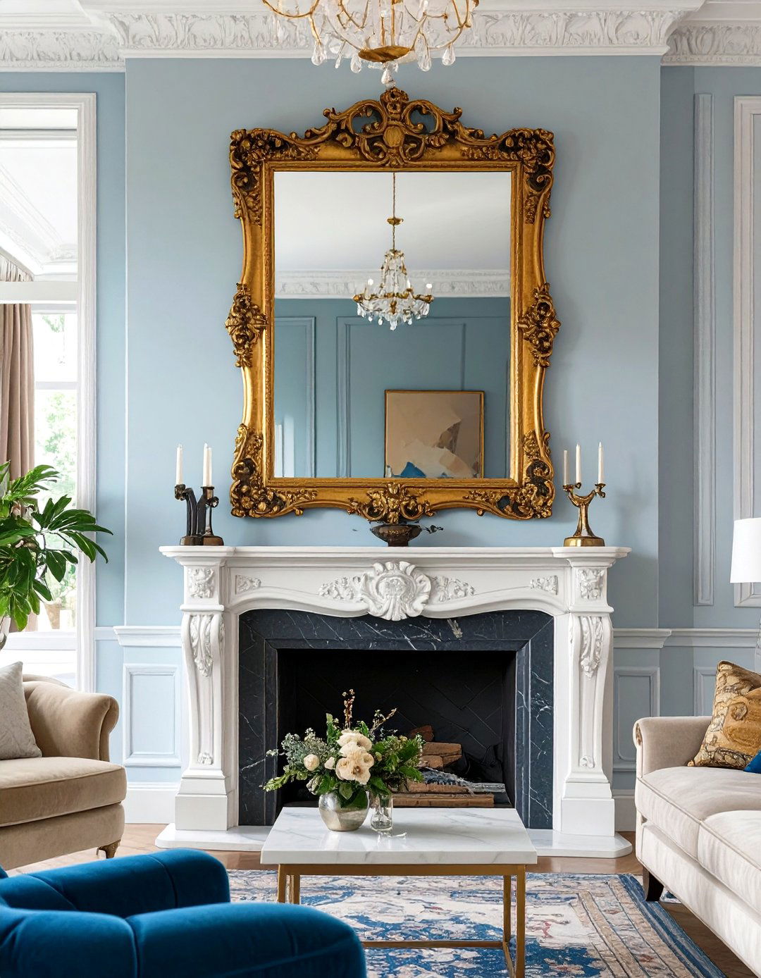 Antique and Vintage Mirrors - 30 sustainable interior design ideas
