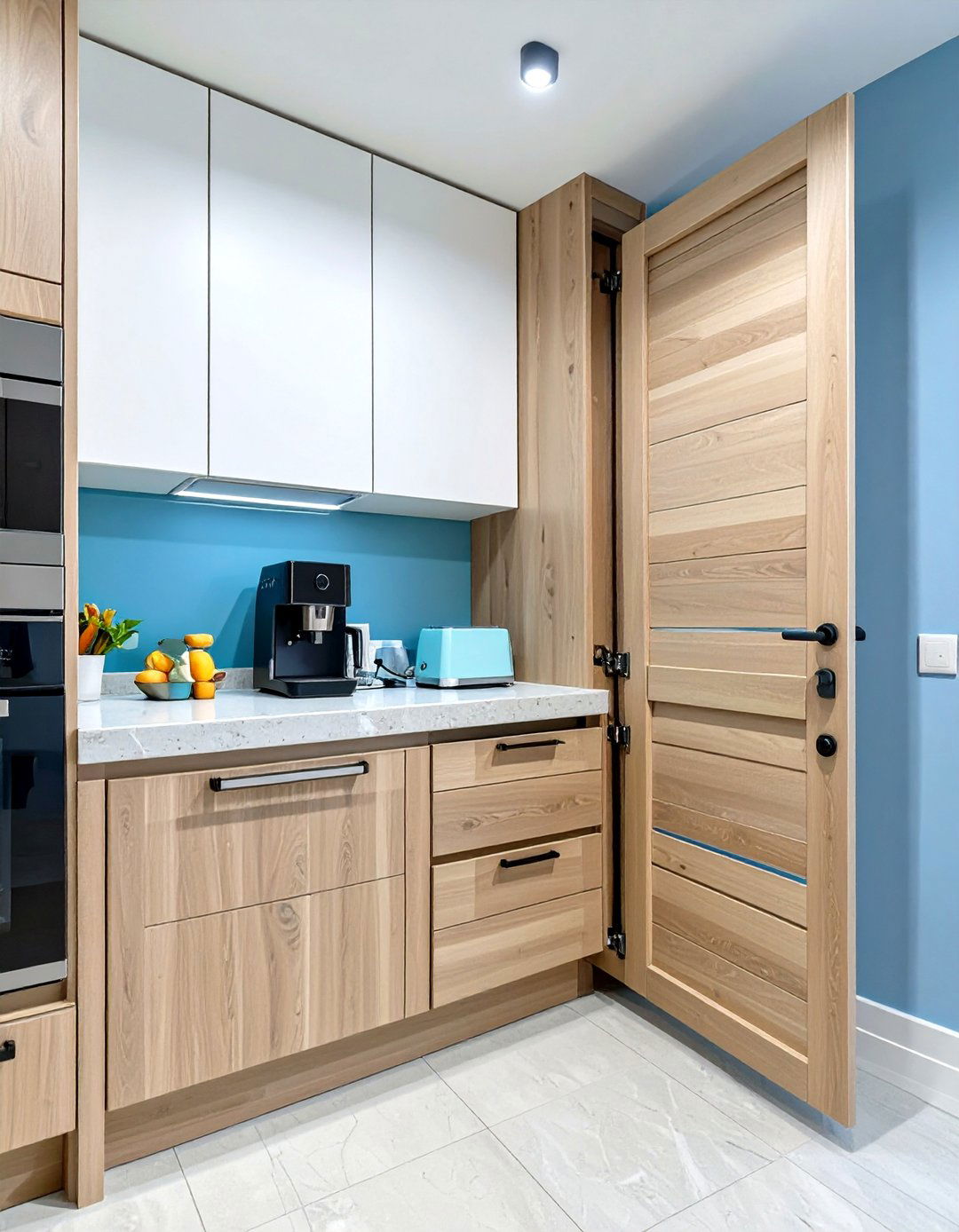 Appliance Garage Cabinets - 30 small kitchen cabinet ideas