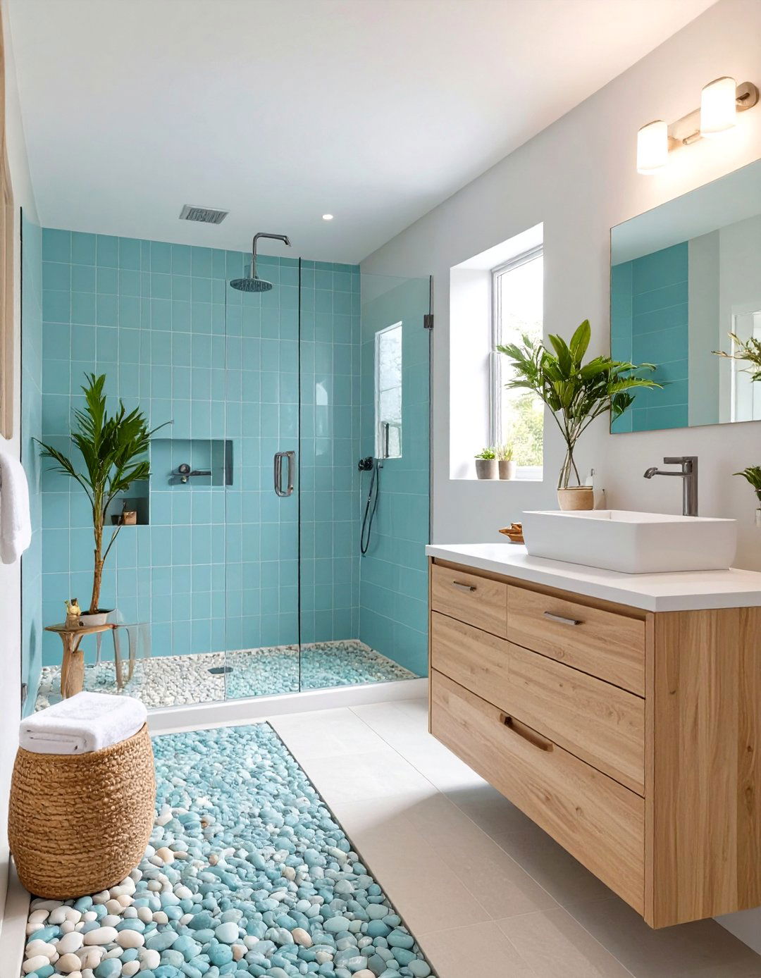 Aqua Spa Bathroom - 30 blue bathroom ideas