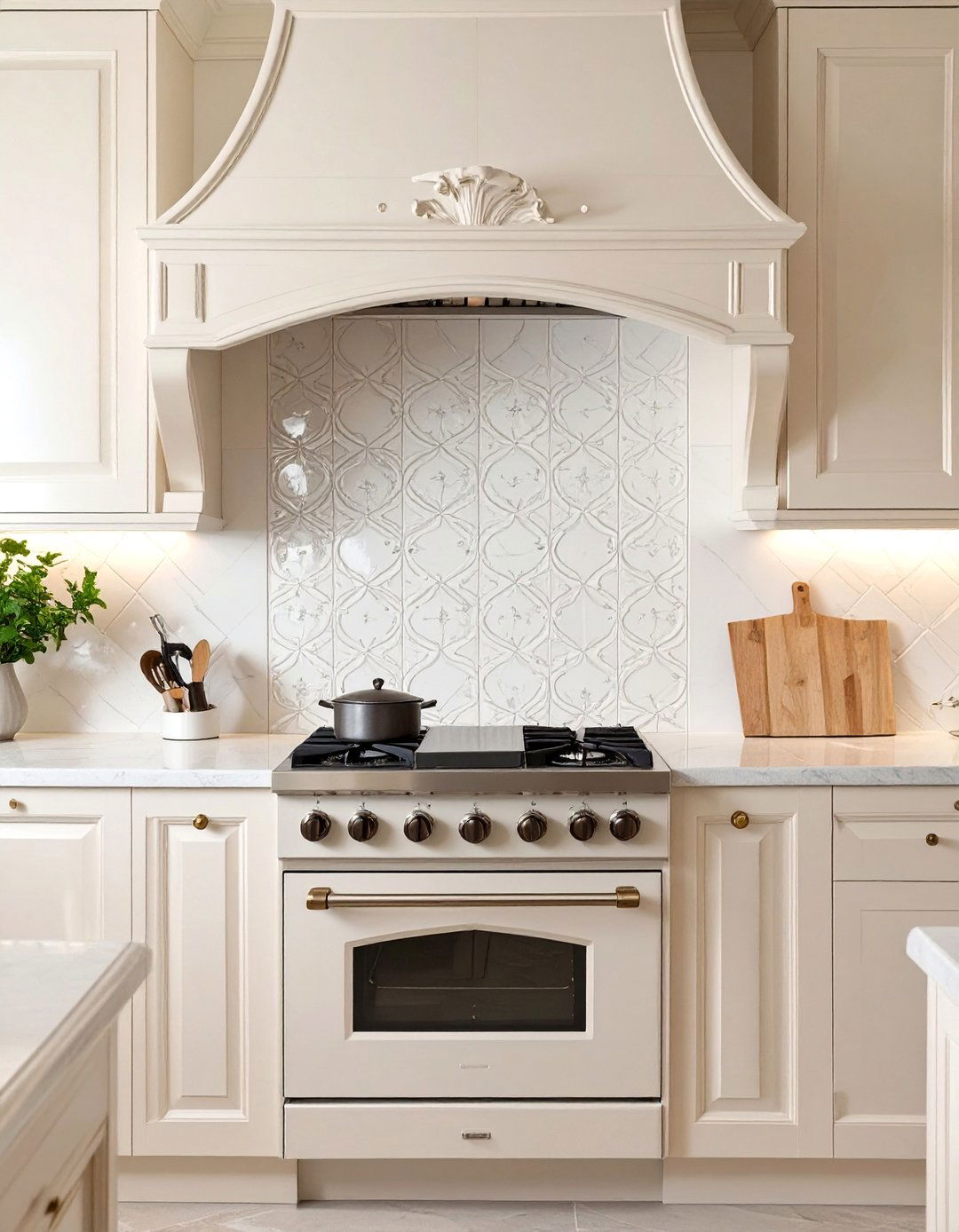Arabesque Tile Backsplash - 30 backsplash behind stove ideas