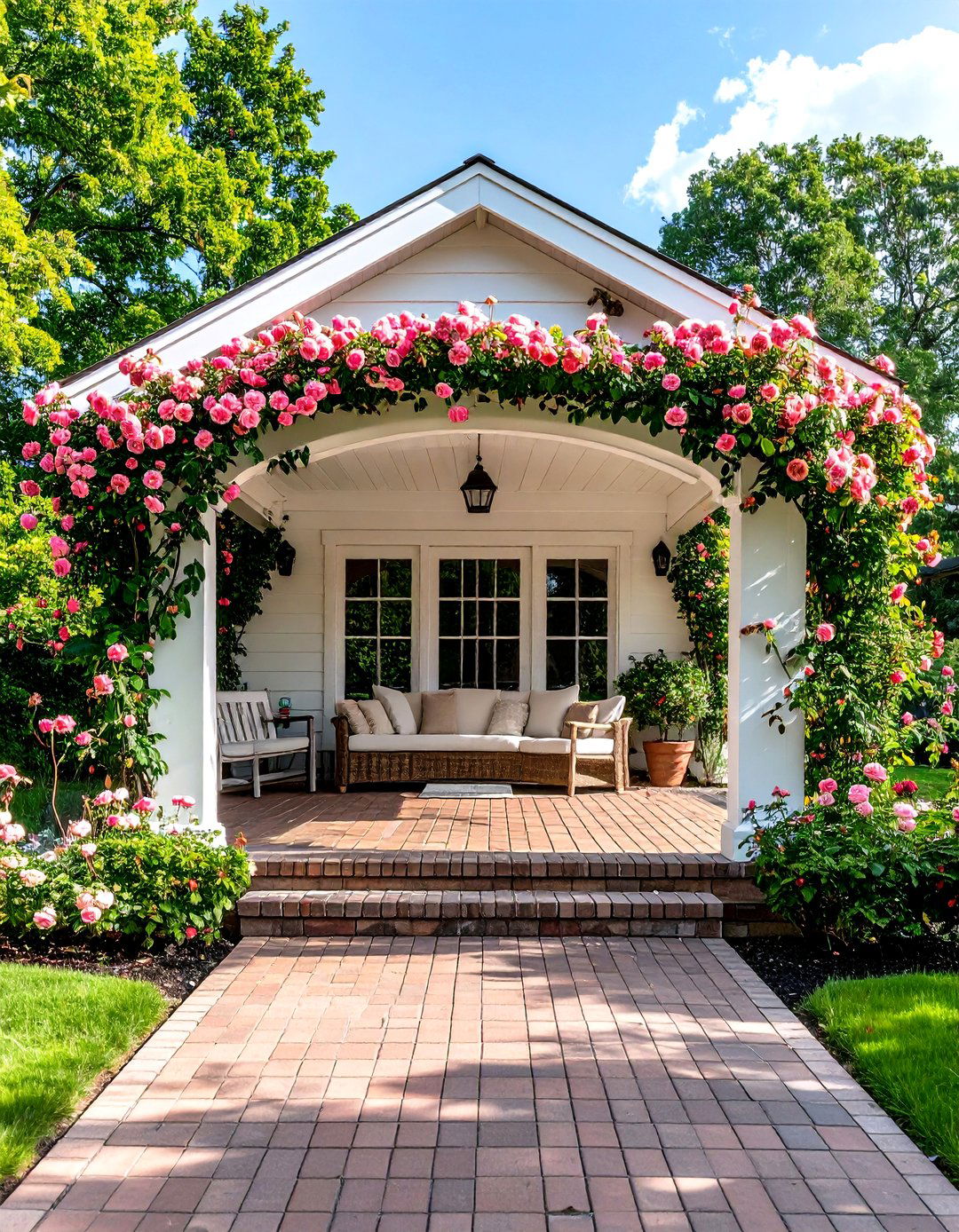 Arched Pergola Porch Cover - 30 porch cover ideas